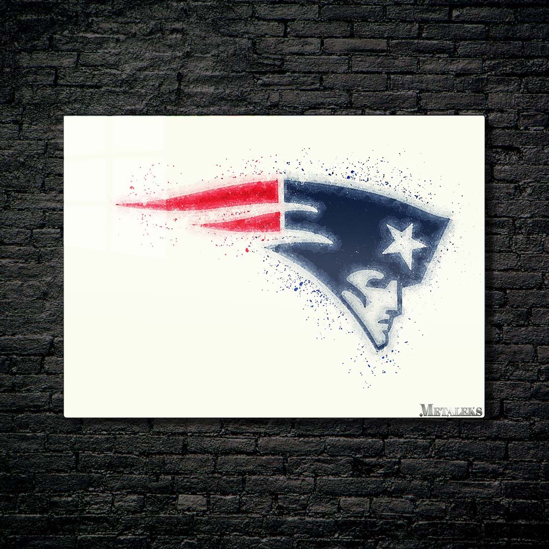 New England Patriots Watercolor