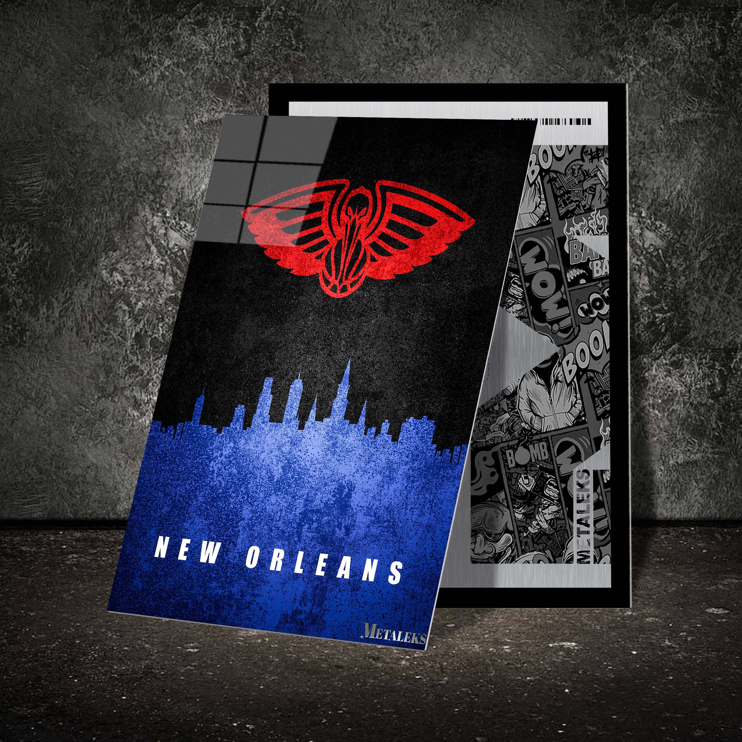 New Orleans Pelicans New Orleans Louisiana State Map