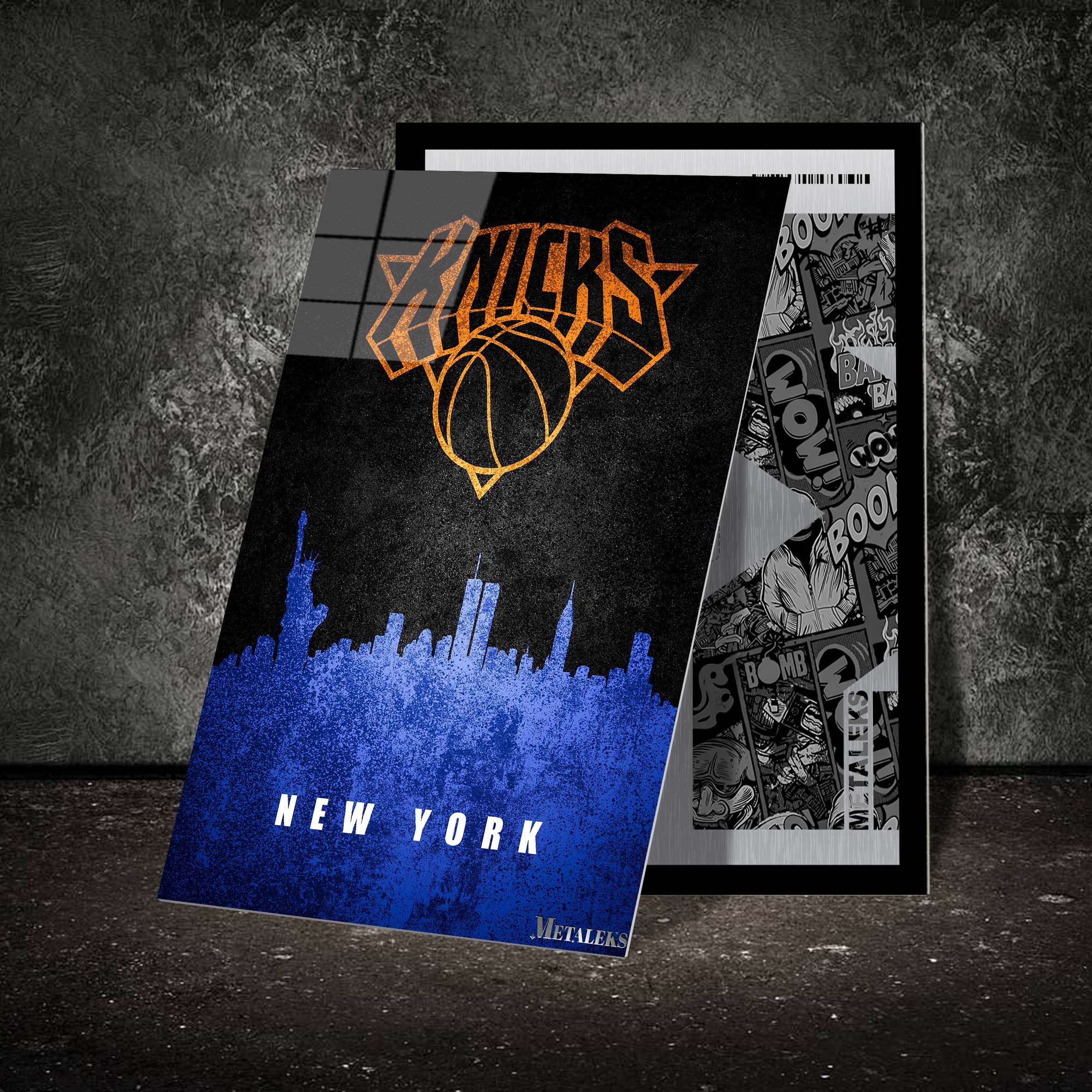 New York Knicks Manhattan New York State Map