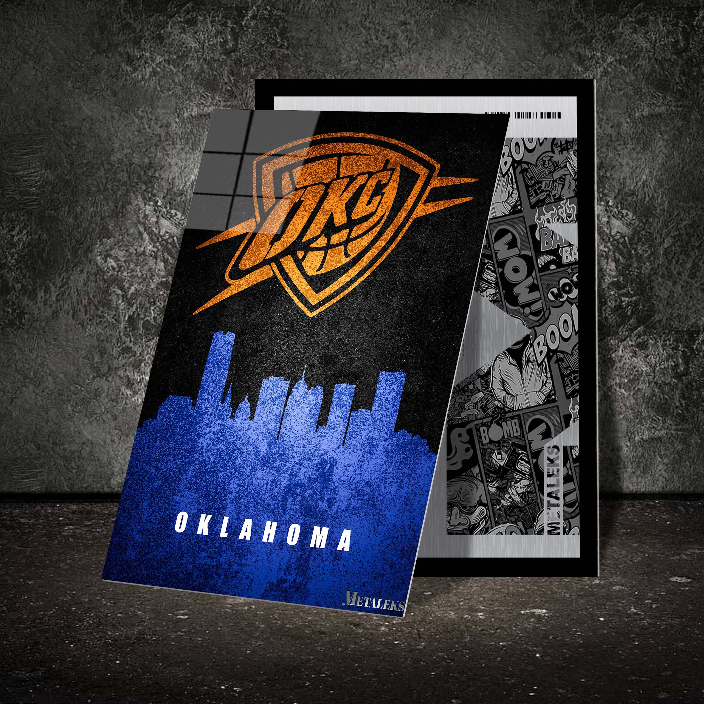 Oklahoma City Thunder Oklahoma City Oklahoma State Map