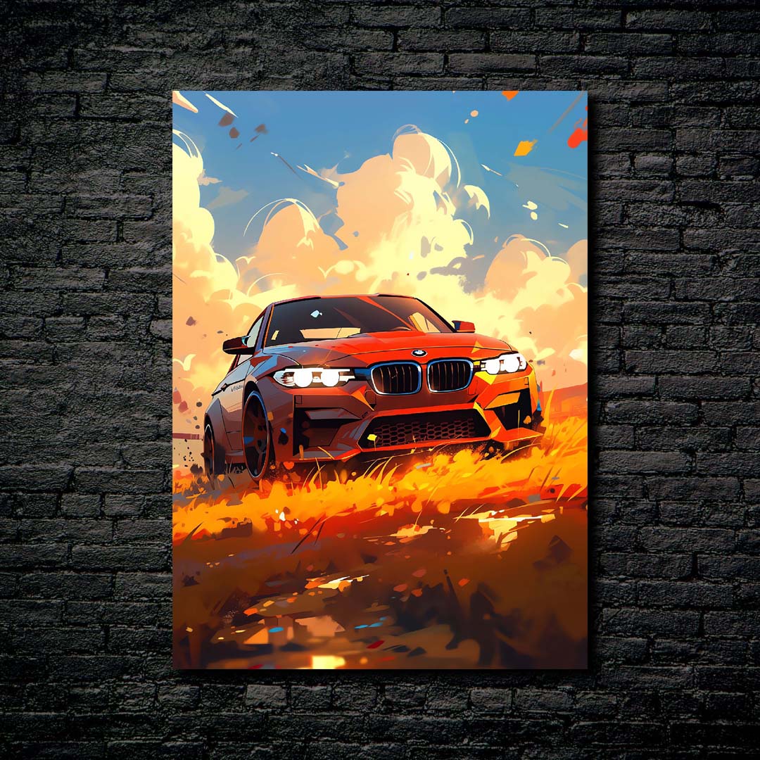 Orange BMW 3 Series