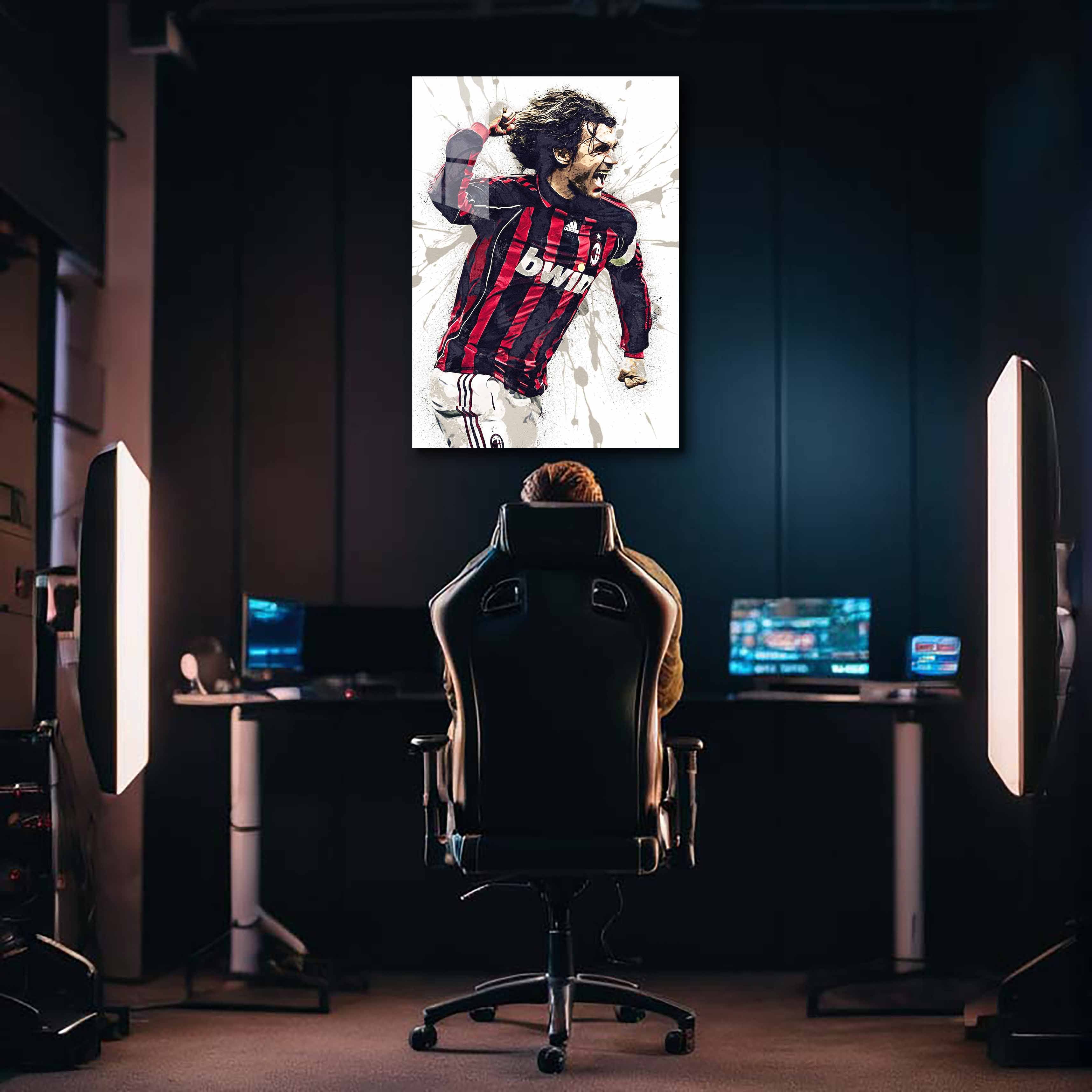 Paolo Maldini AC Milan poster