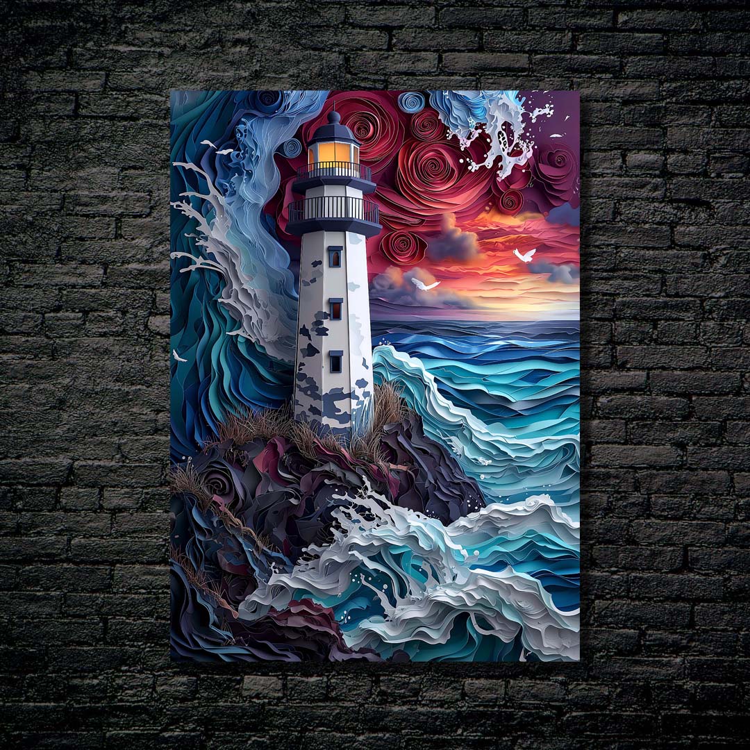 Paper Art_lighthouse