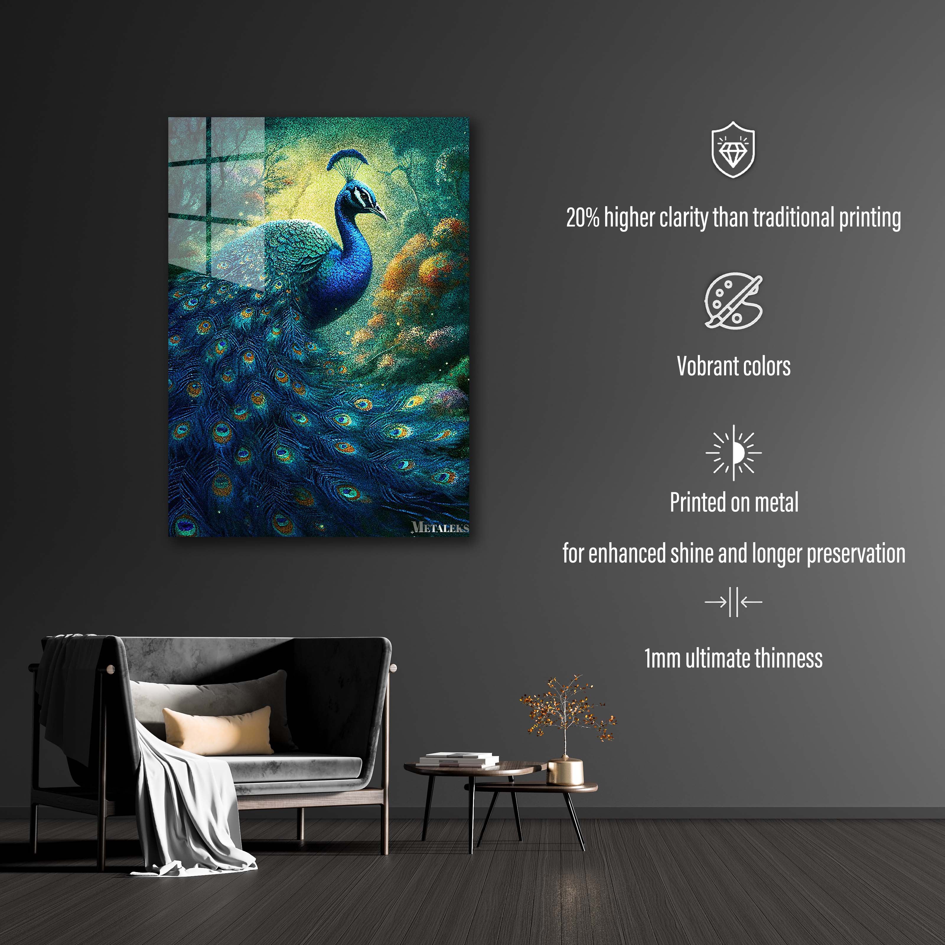 Peafowl abstract Painting