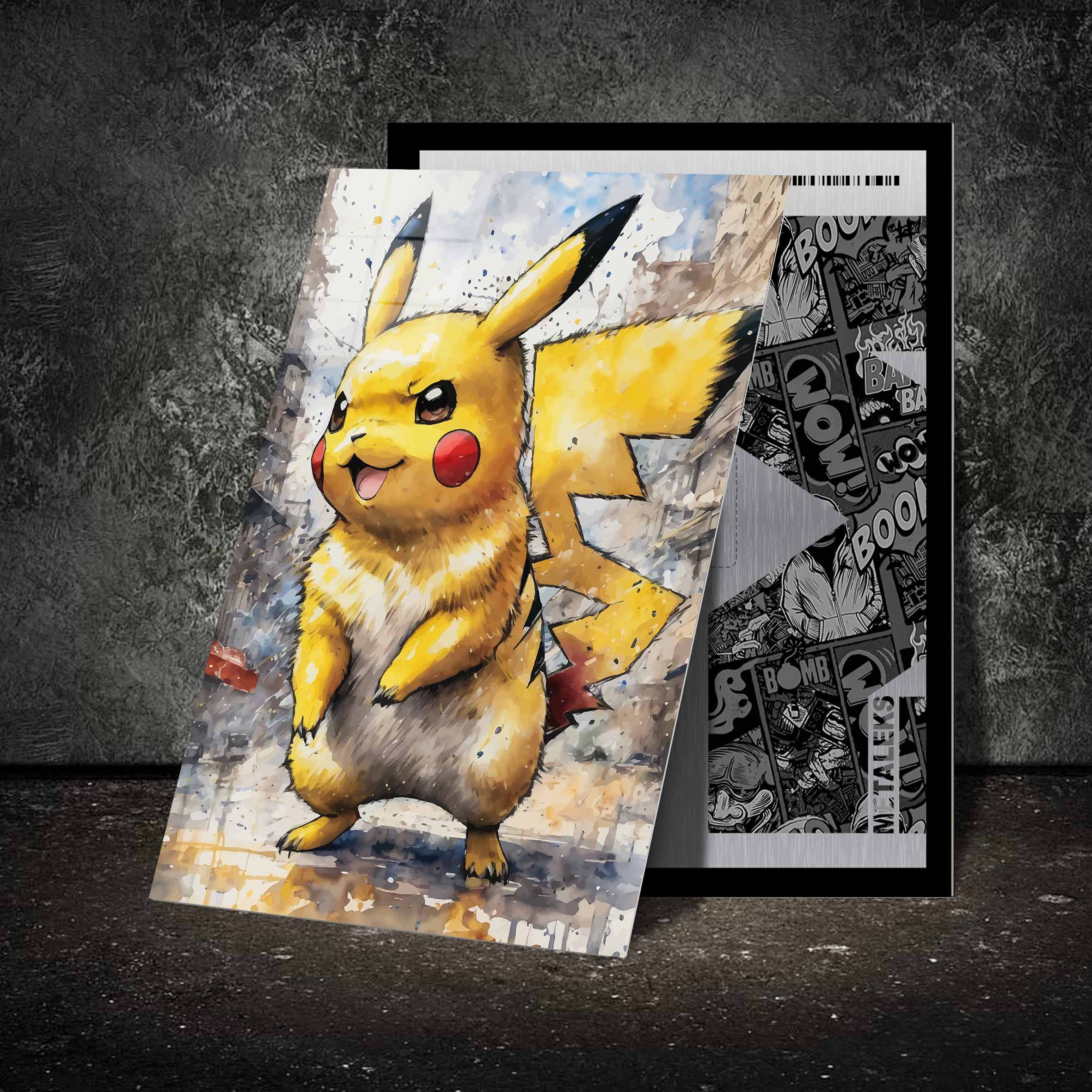 Pikachu Watercolor