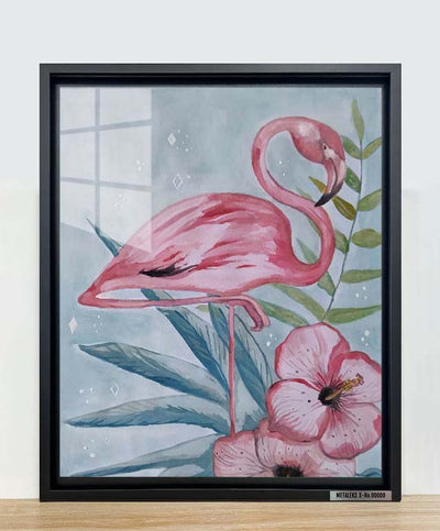 Flamingo cor-de-rosa - OBRA DE ARTE POR katysart.artis