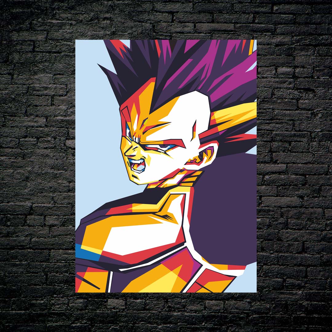 Pop Art Portrait Vegeta