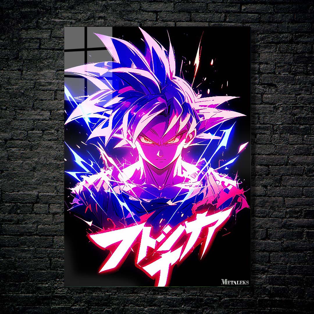 R085 neon color goku- anime dragon ball