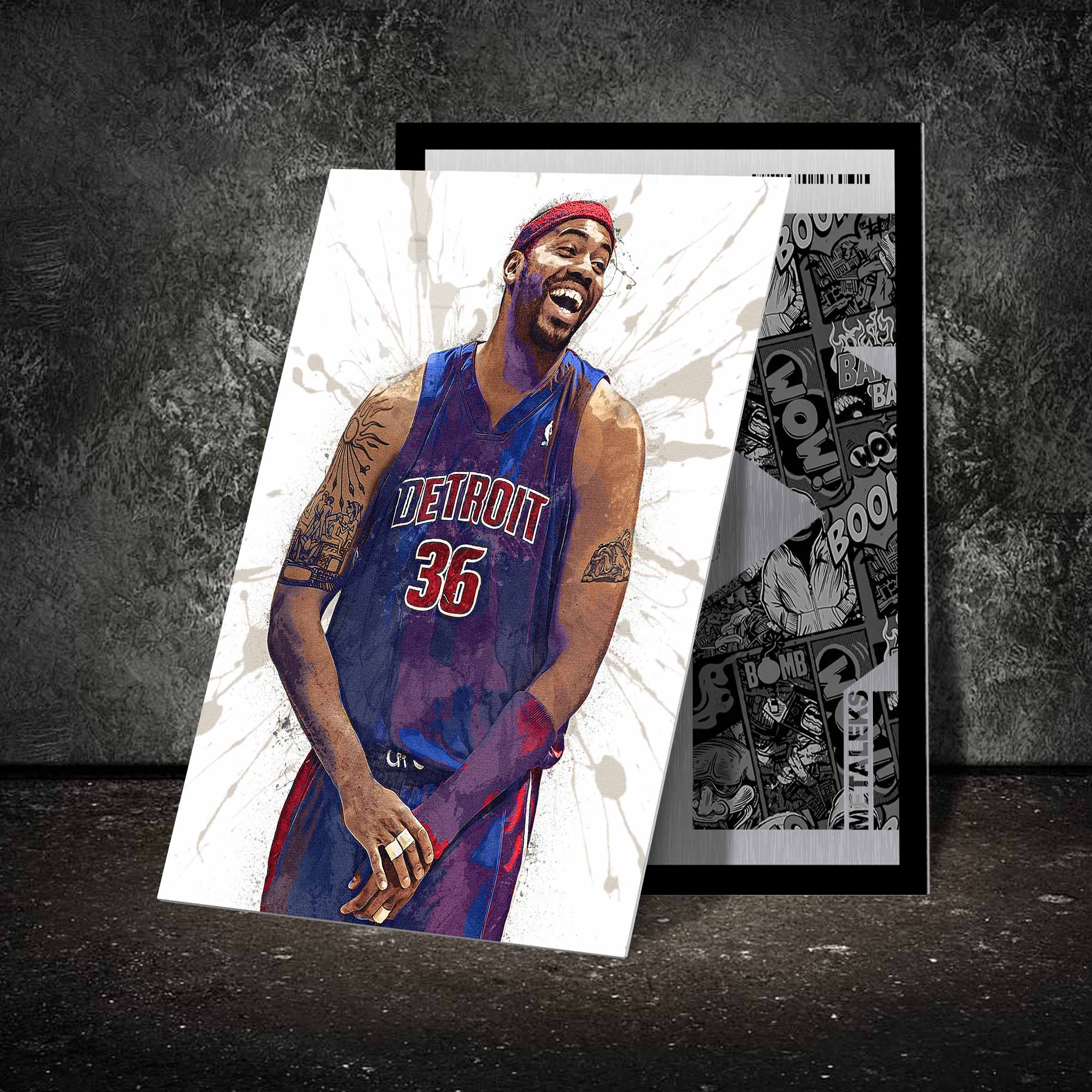 Rasheed Wallace Detroit Pistons