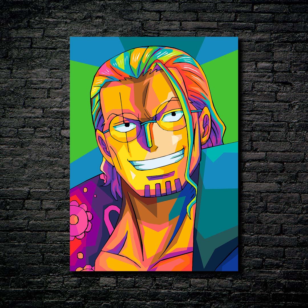 Rayliegh one piece pop art-designed by @ FanartPopArt