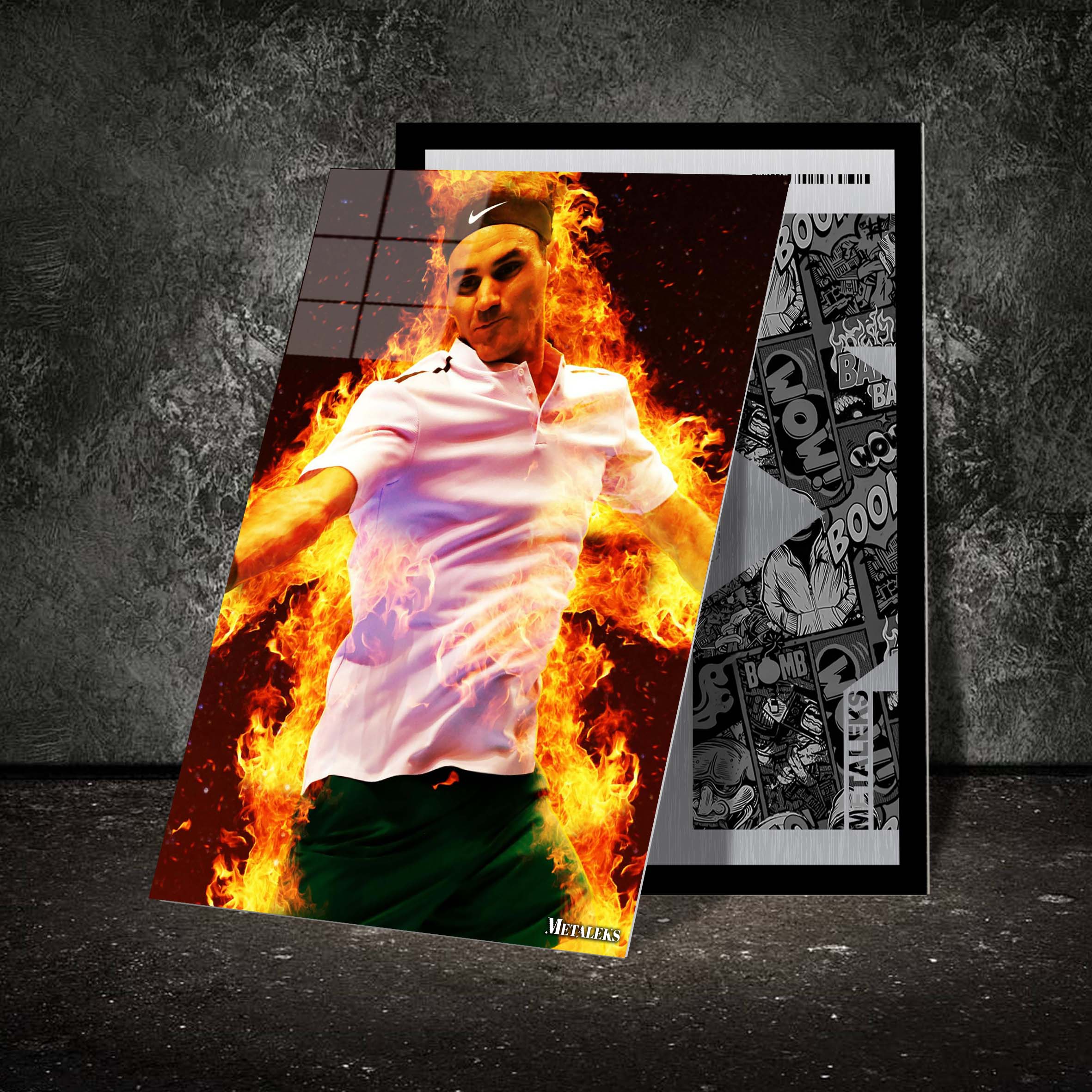 Roger Federer Fire