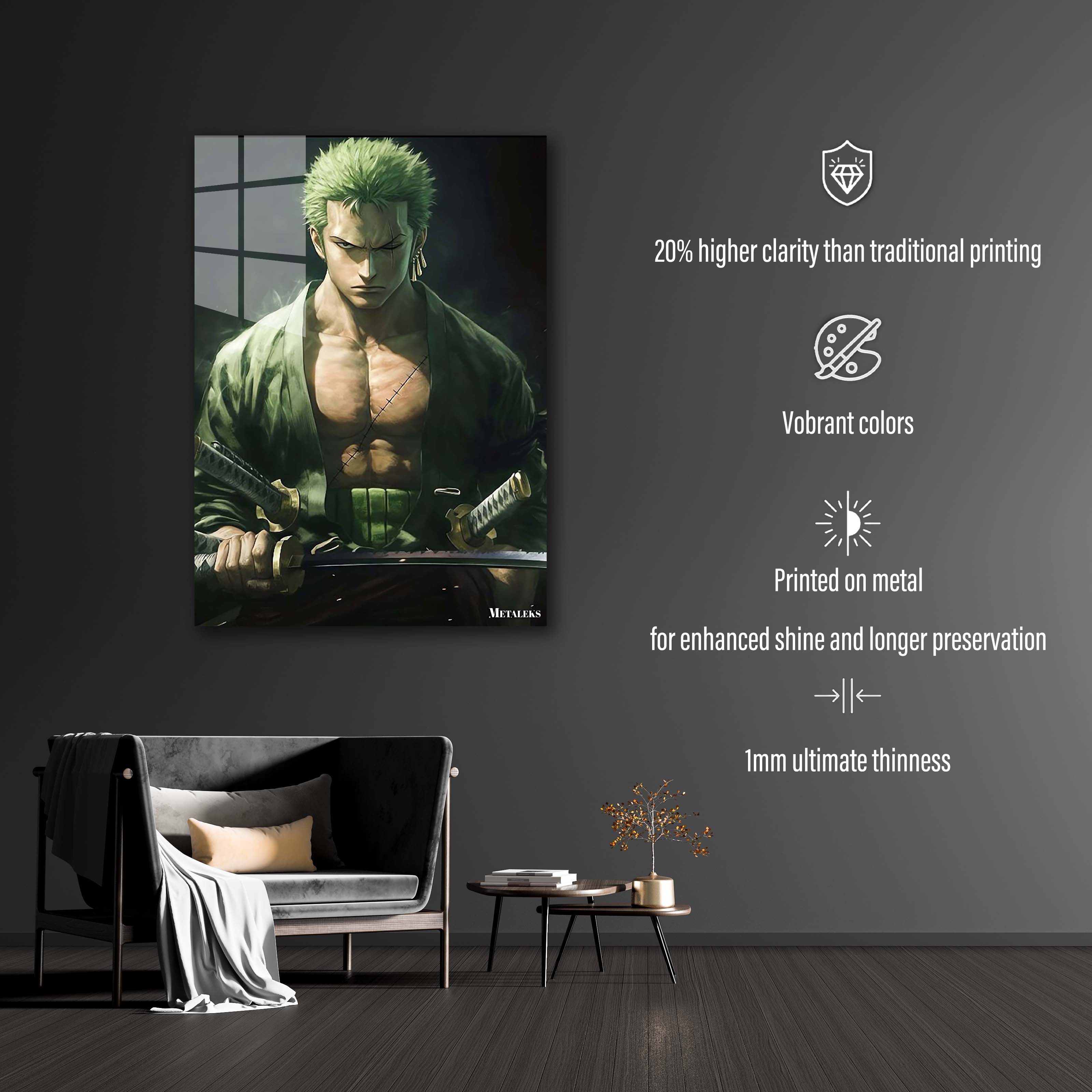 Roronoa Zoro One Piece Wallpaper Art