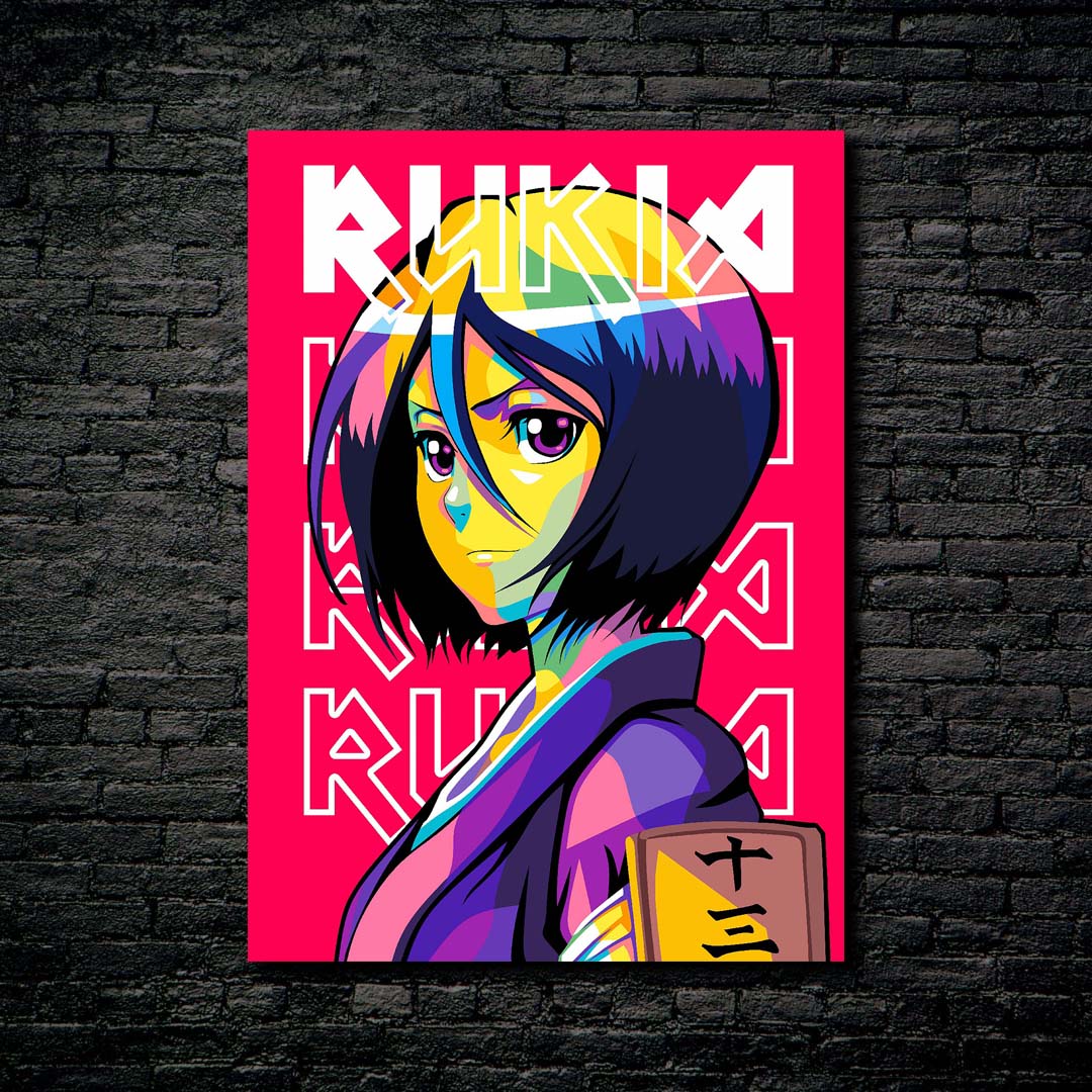 Rukia Kuchiki in WPAP Style