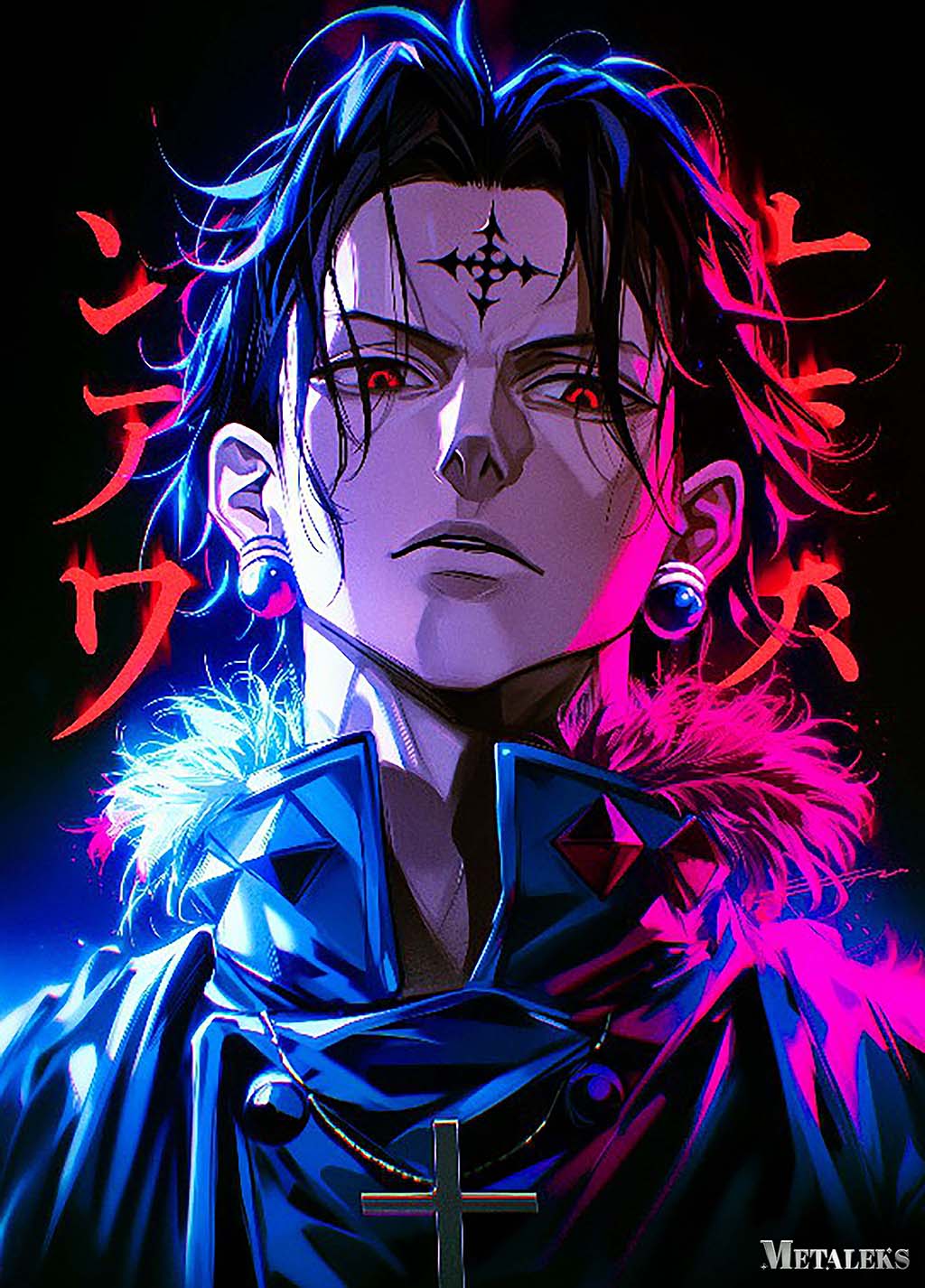 S0081 Chrollo Lucifer Neon Effect | Hunter x Hunter