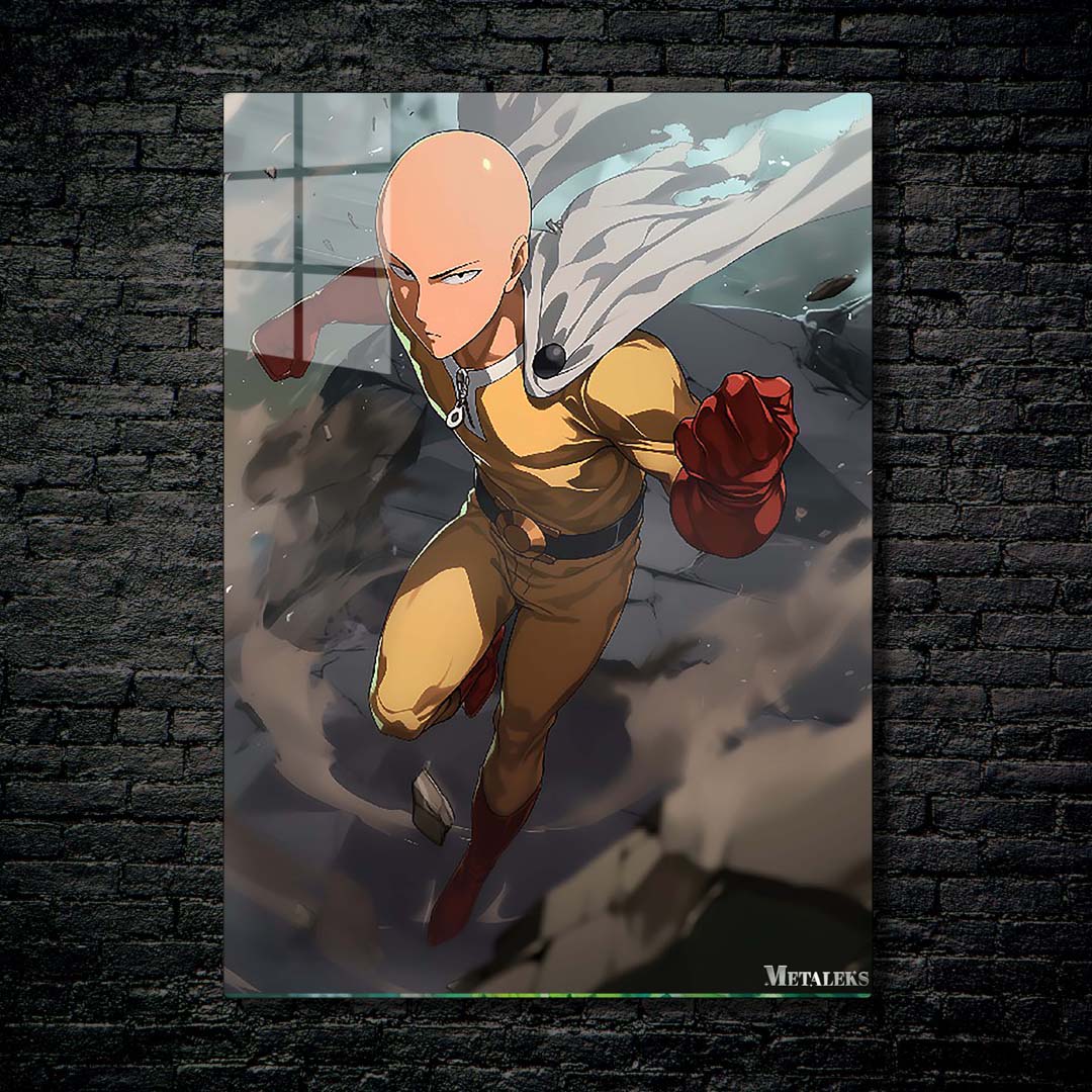 Saitama from one punch man anime