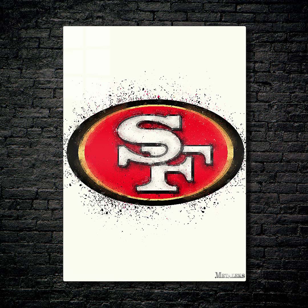 San Francisco 49ers Watercolor