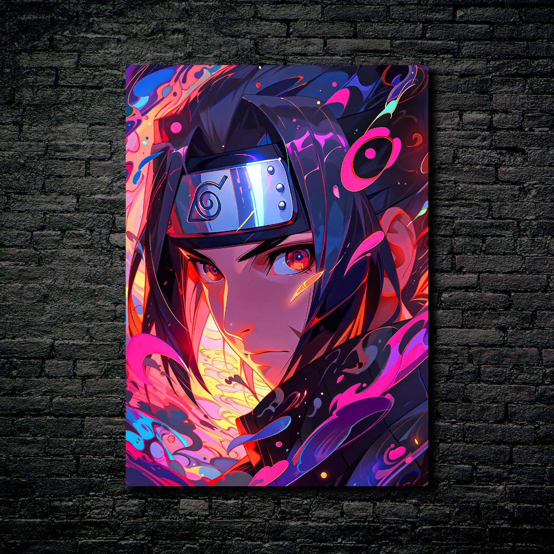 Sasuke Colorful Portrait