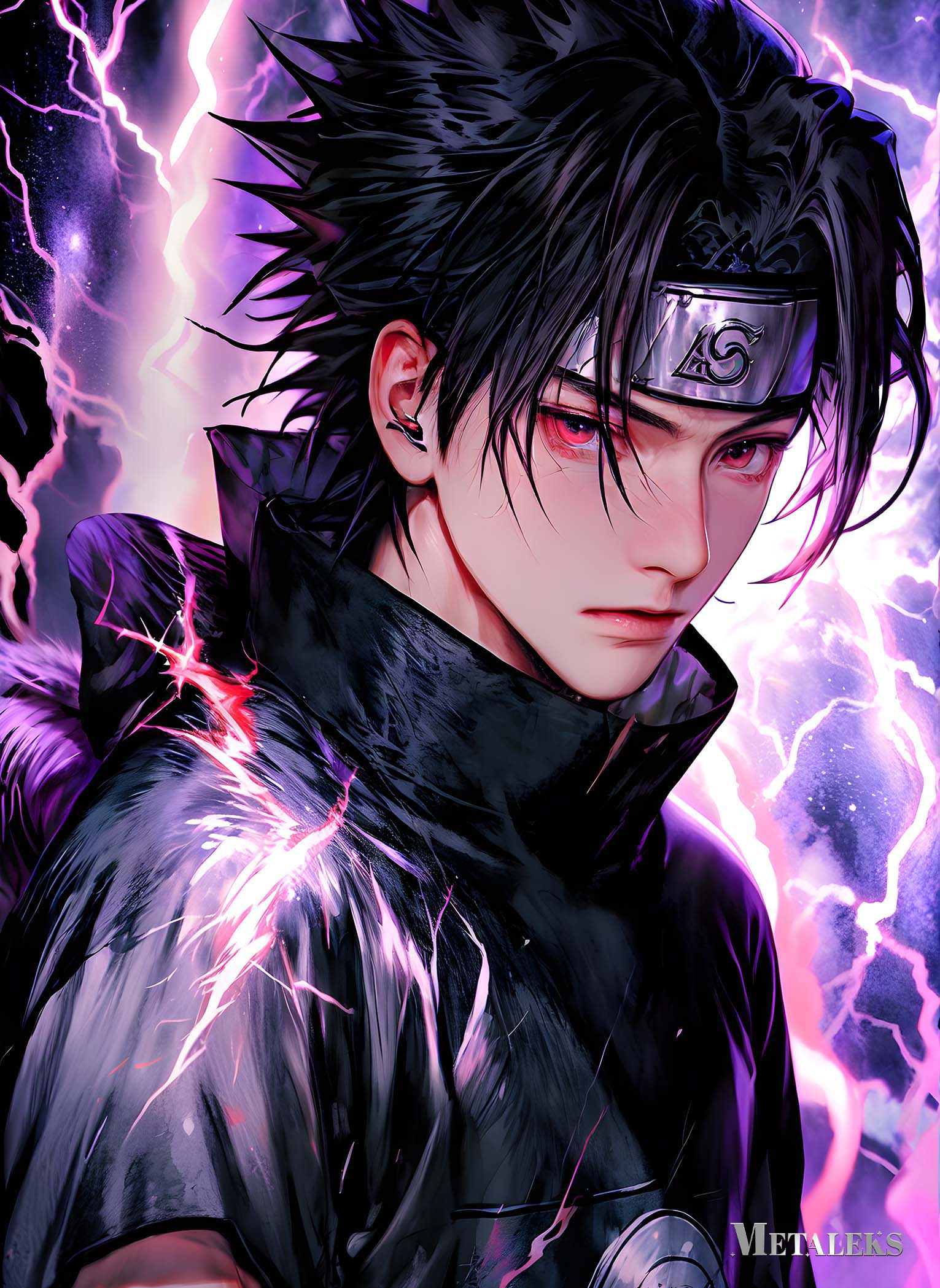 Sasuke Purple Lightning