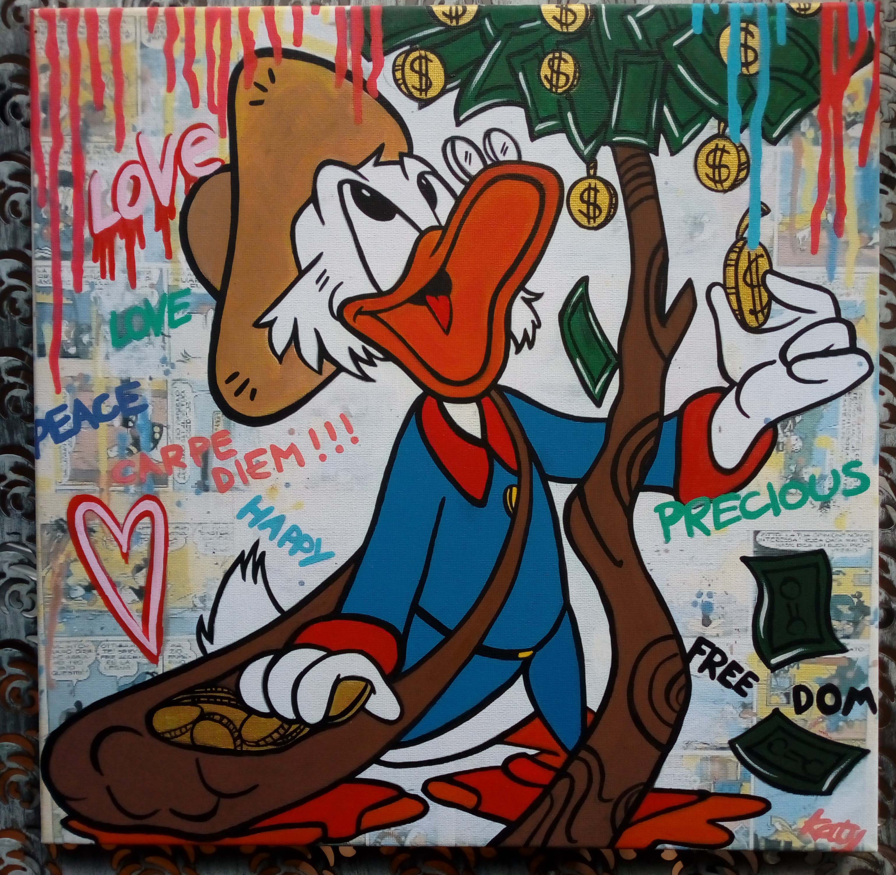 Scrooge and his precious tree- ARTWORK BY katysart.artist