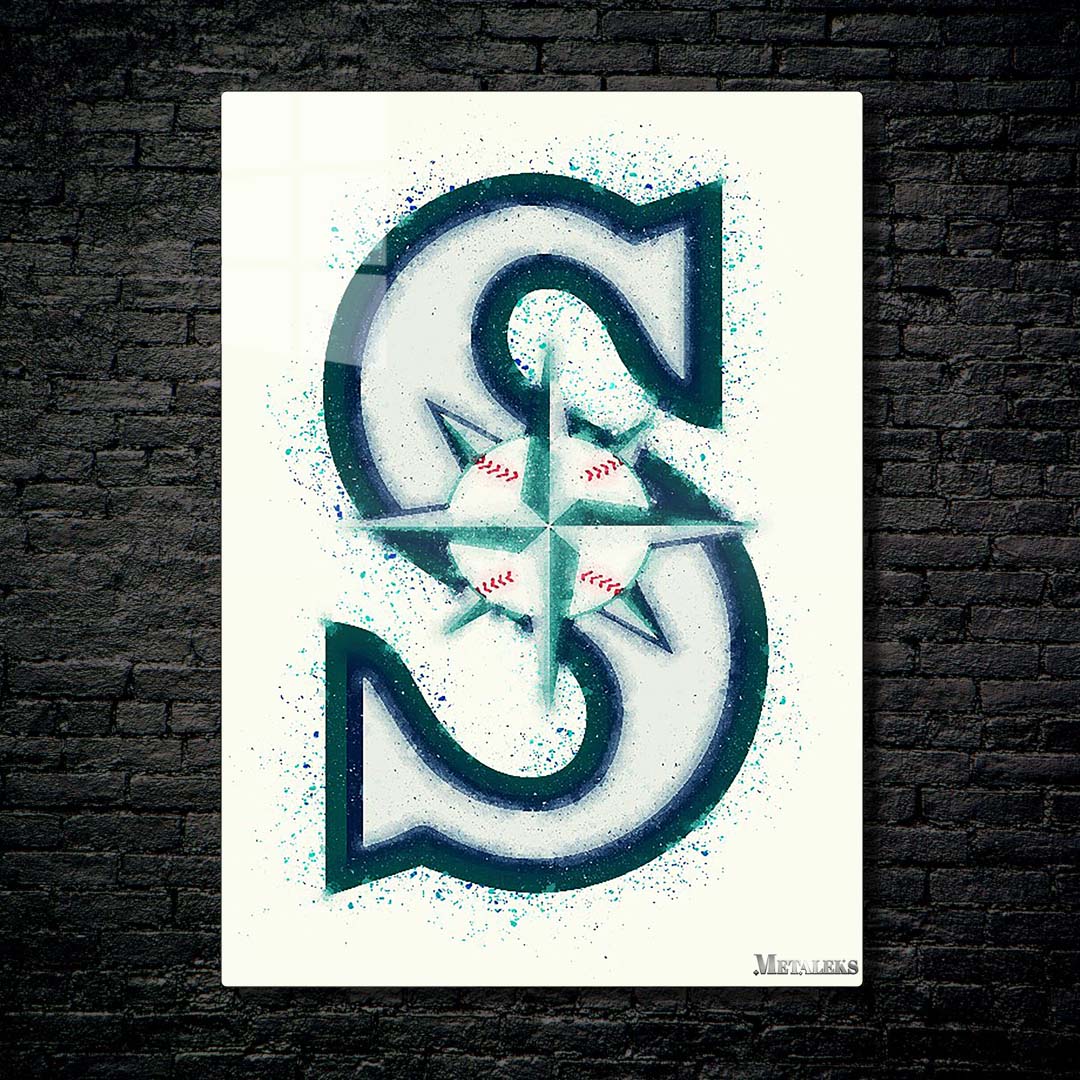 Seattle Mariners Watercolor