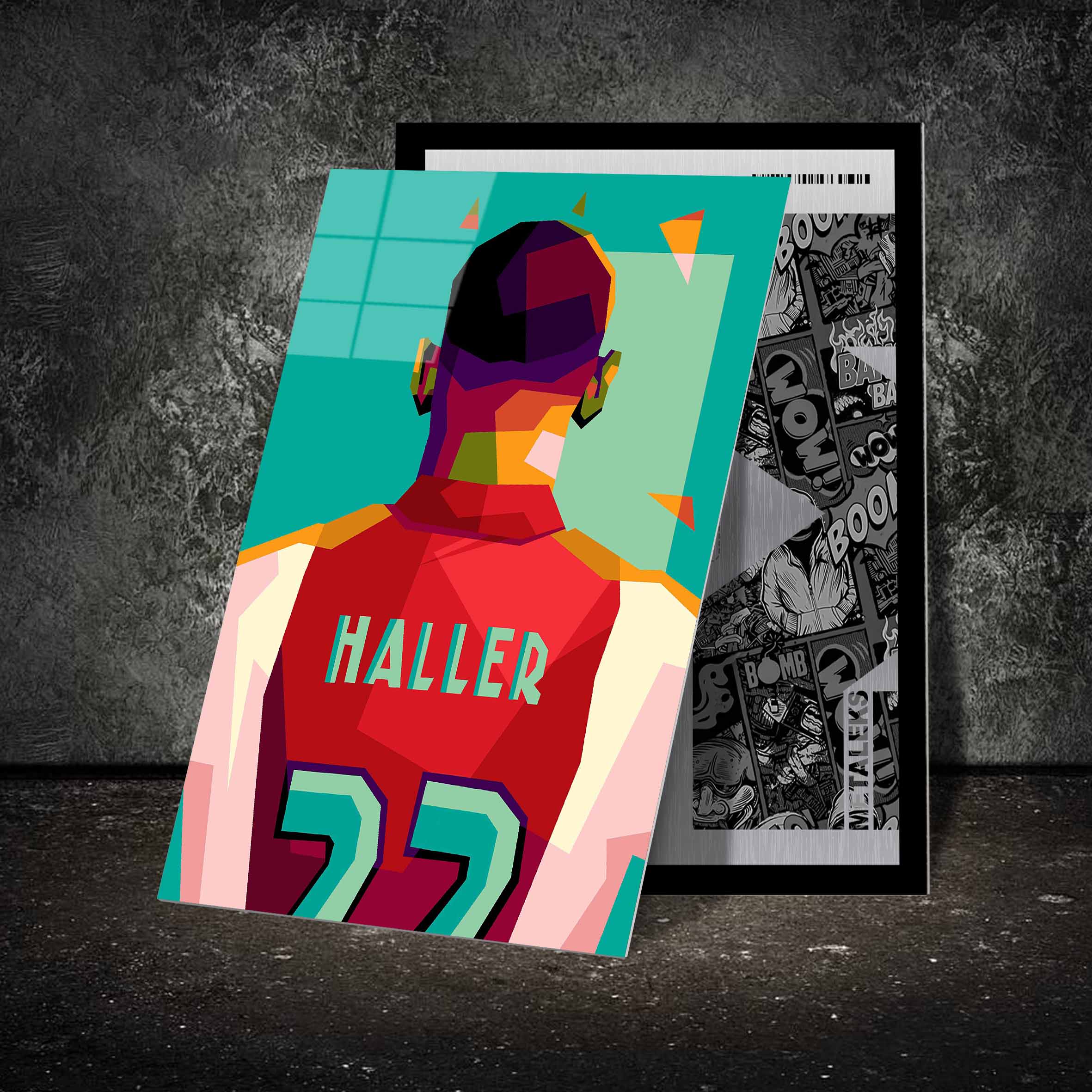 Sebastien Haller in amazing pop art