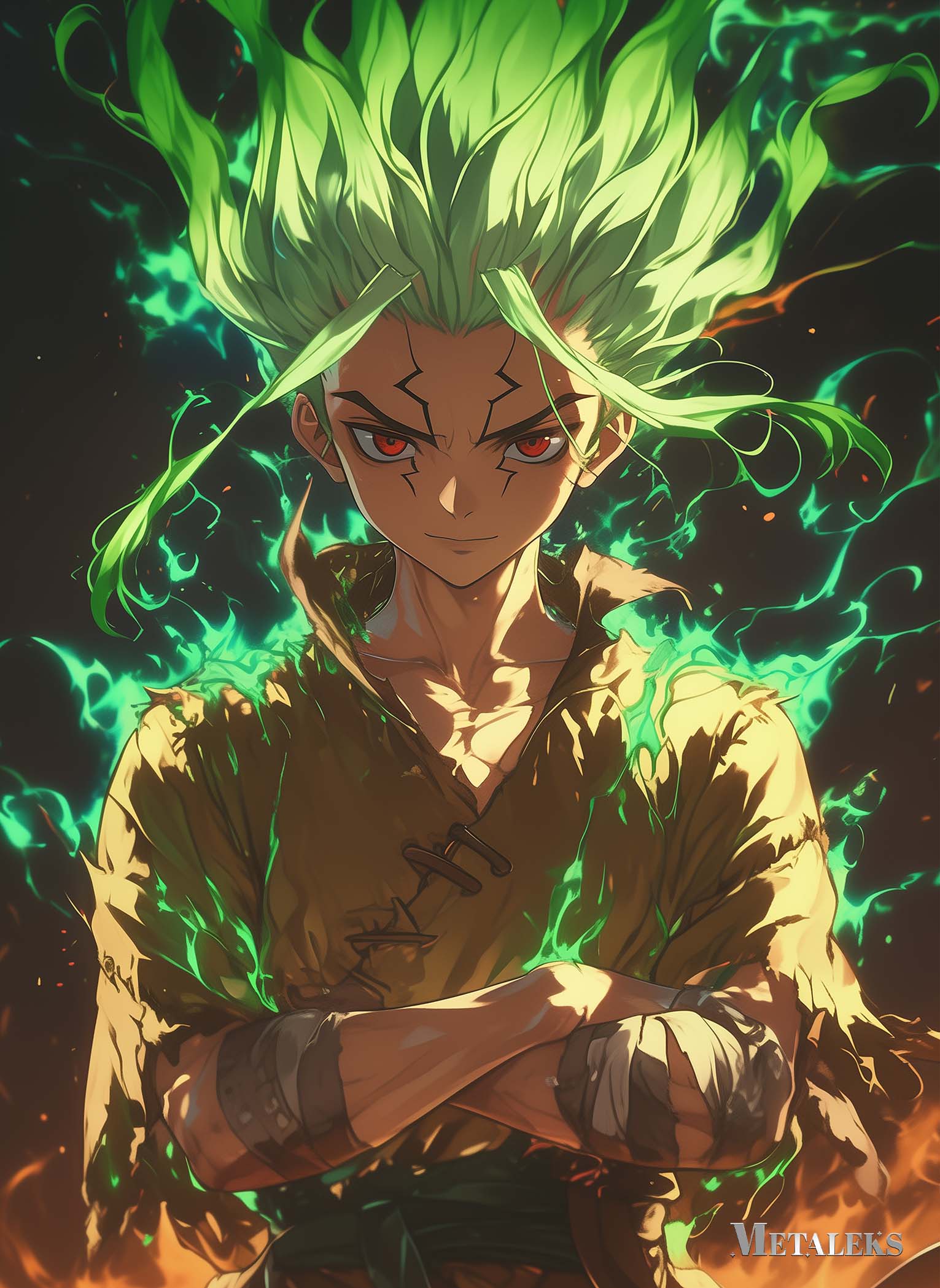 Senku Ishigami   Dr. Stone ZeetArt 001