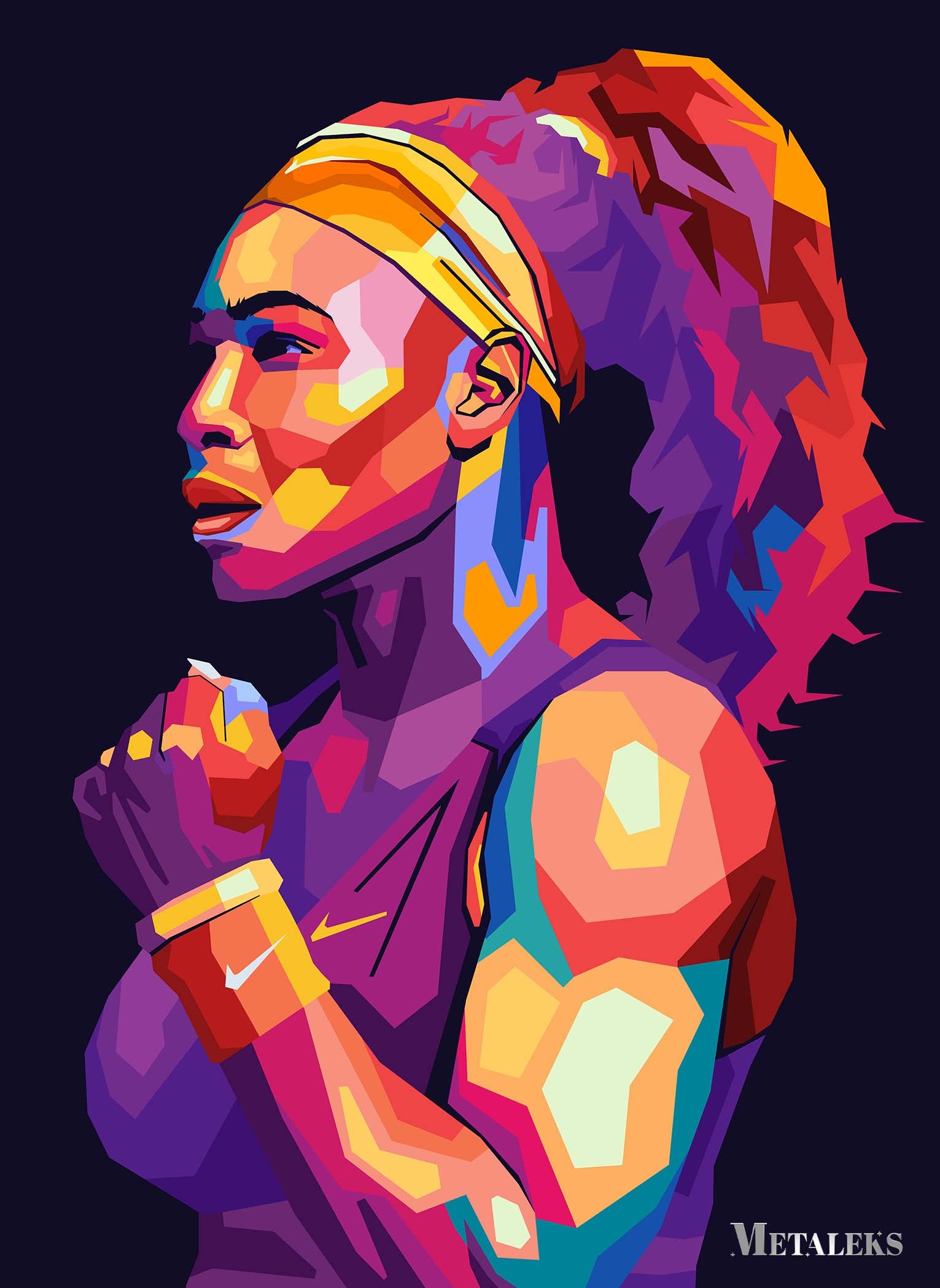 Serena Wiliam Wpap Pop Art