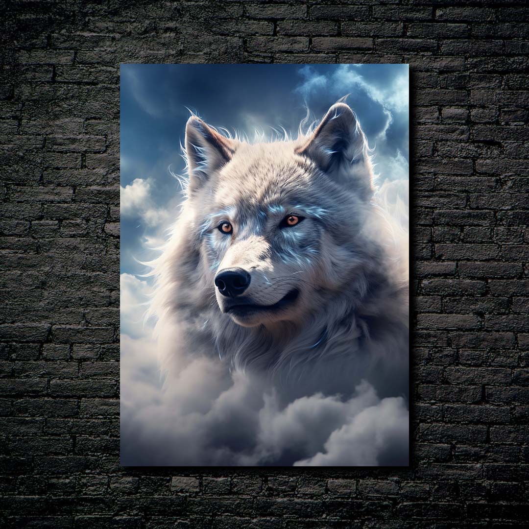 Sky White Wolf