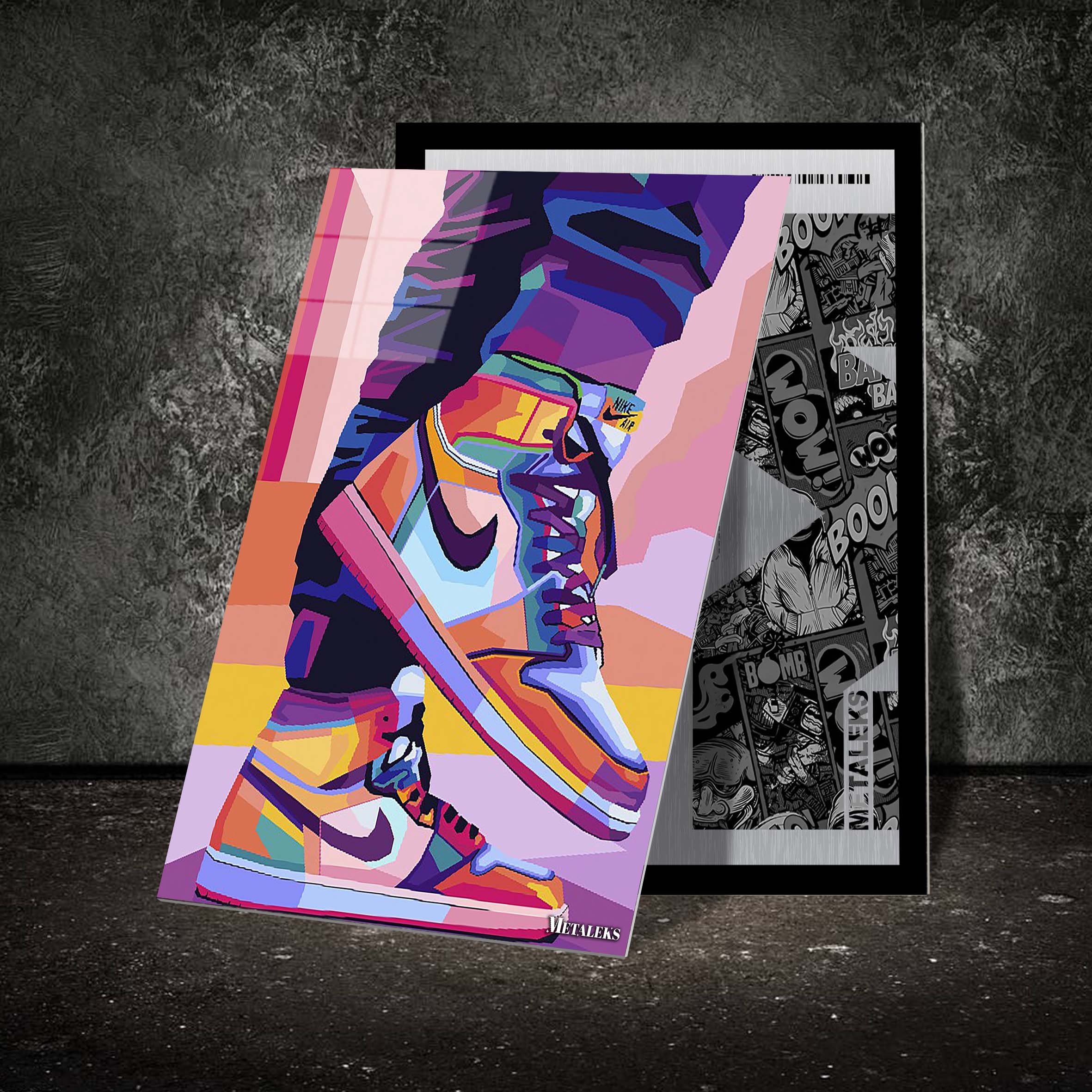 Sneakers wpap pop art