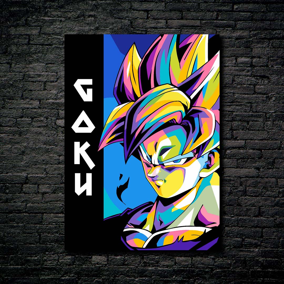 Son Goku in WPAP Style