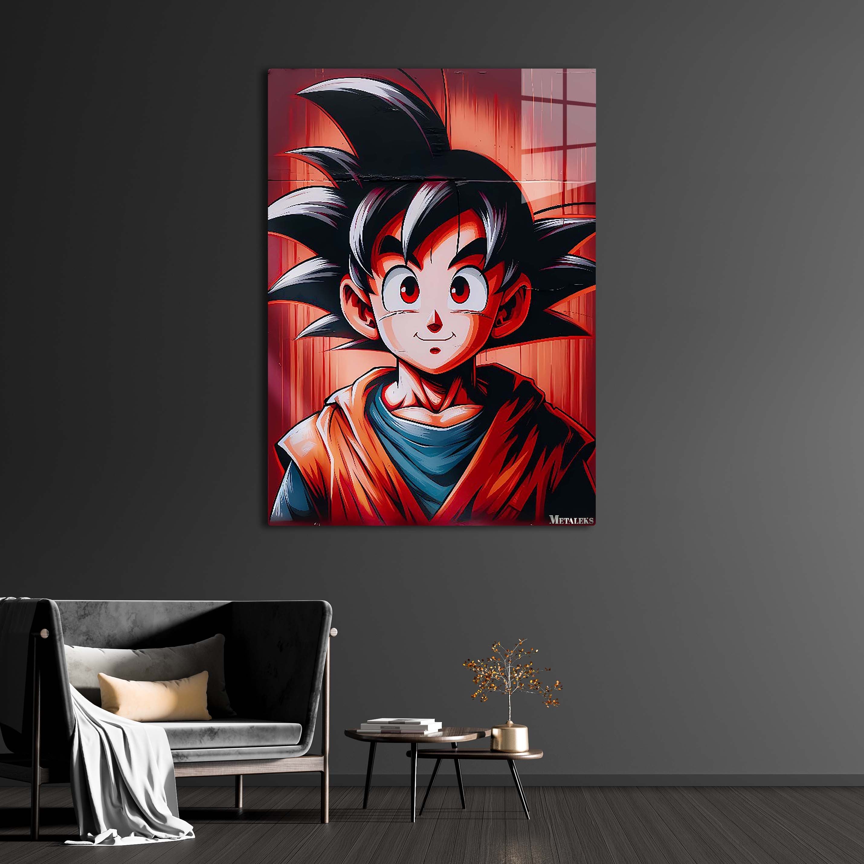 Sson Goku Smile-Artwork by @Lucifer Art2092