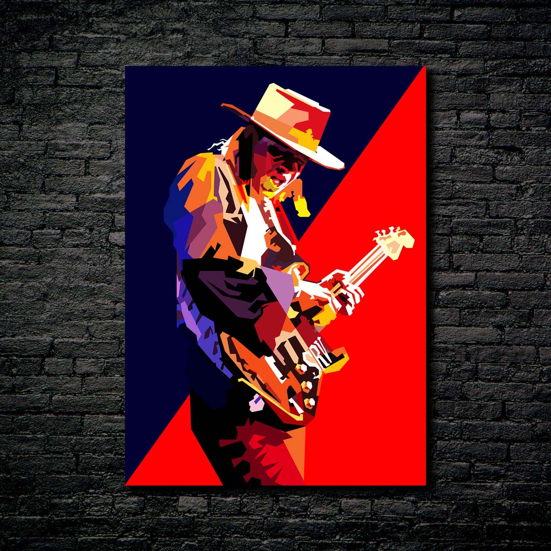 Stevie Ray Vaughan Pop Art