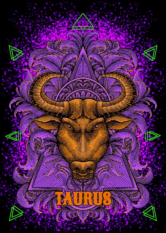 TAURUS ZODIAC- ARTWORK BY maximeillust