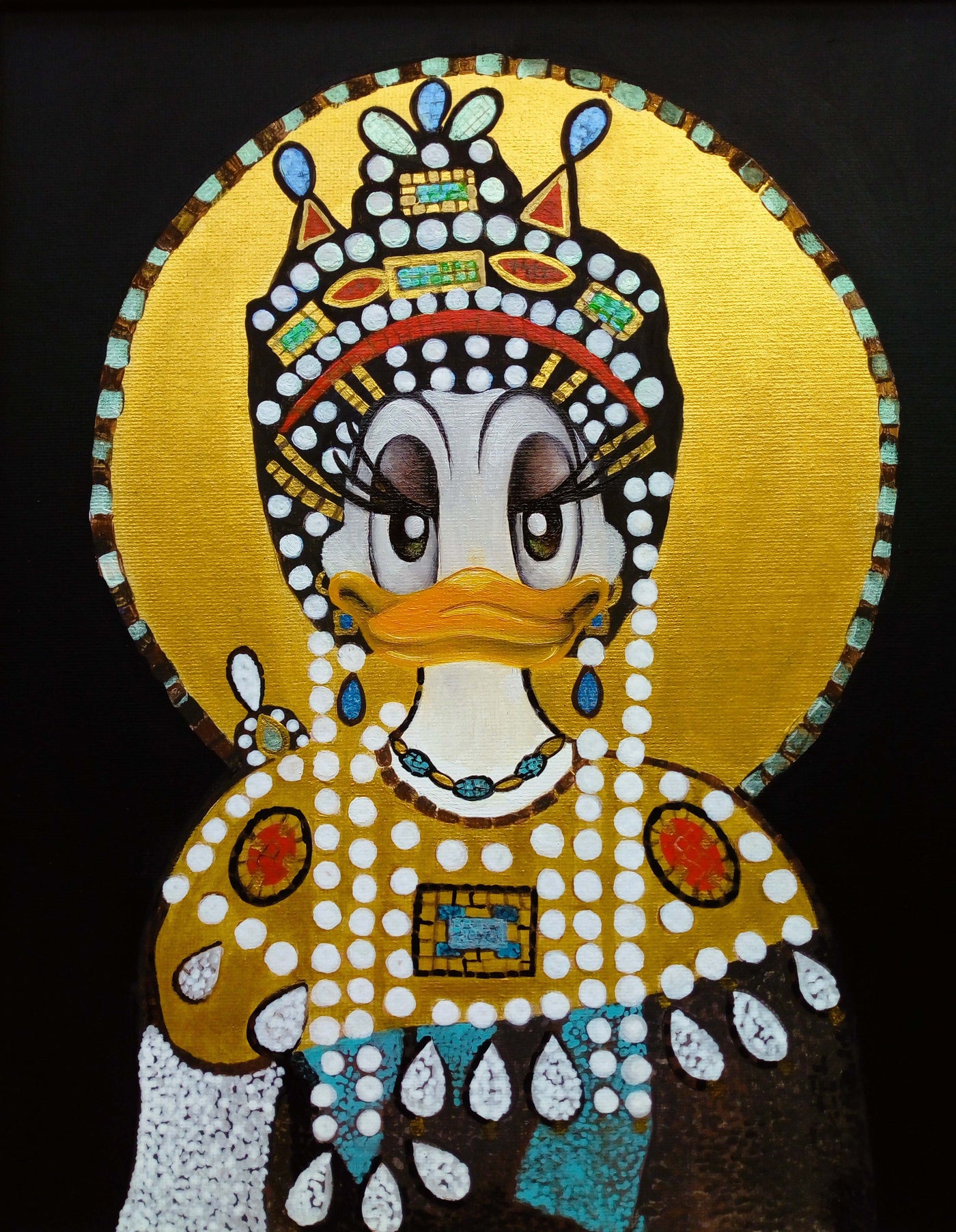 Teodora Daisy Duck- OEUVRE D'ART PAR katysart.artis