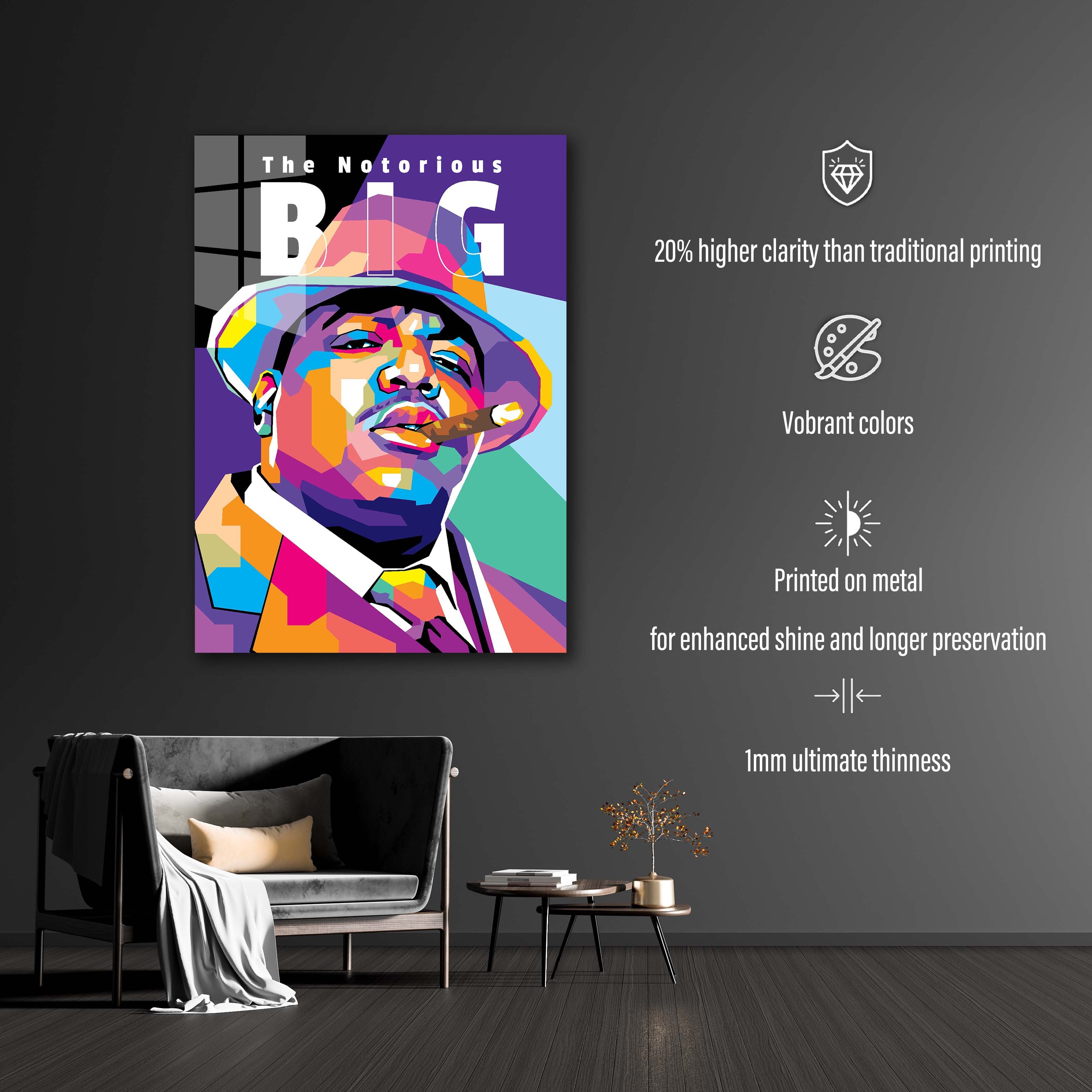 The Notorious B.I.G. in WPAP Style