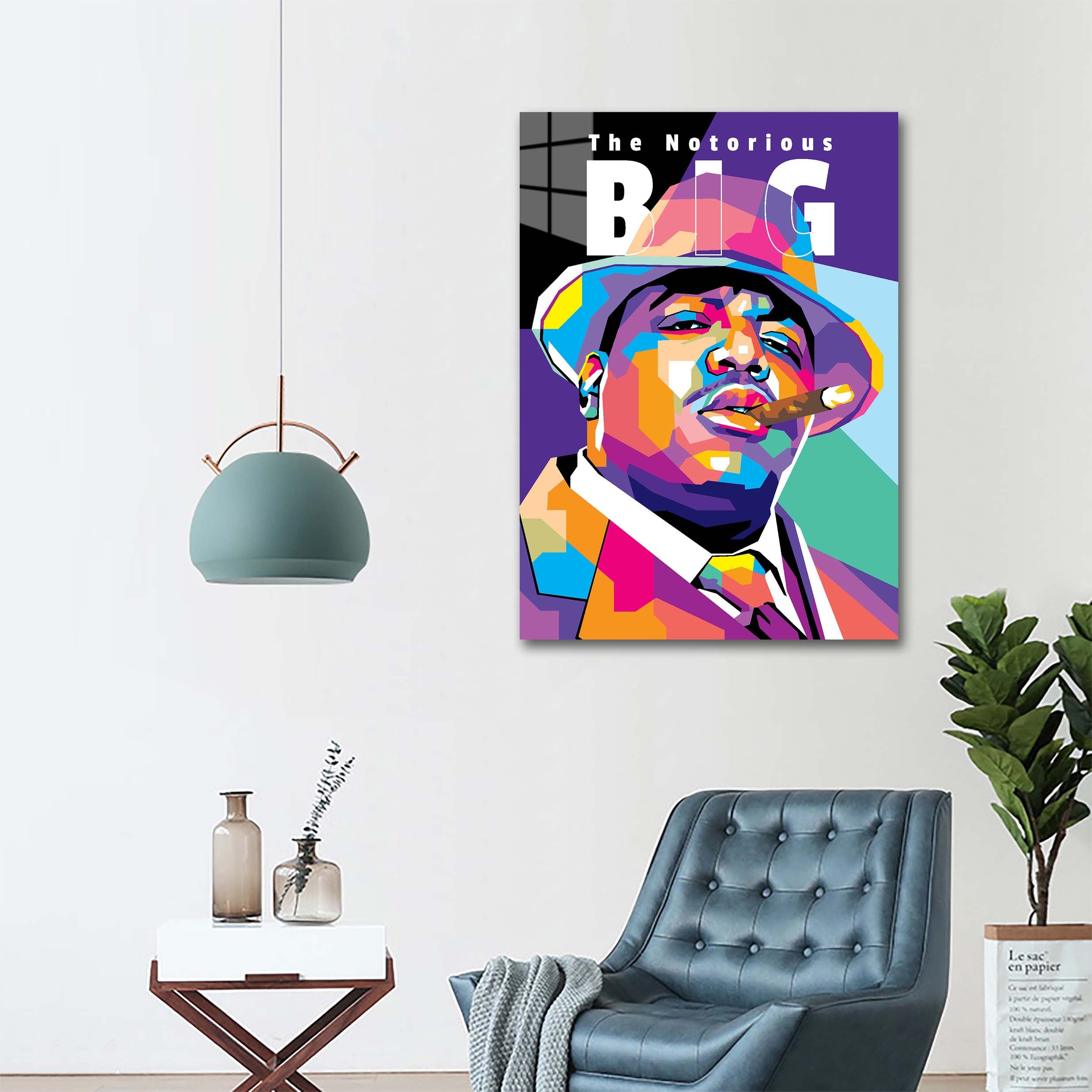 The Notorious B.I.G. in WPAP Style