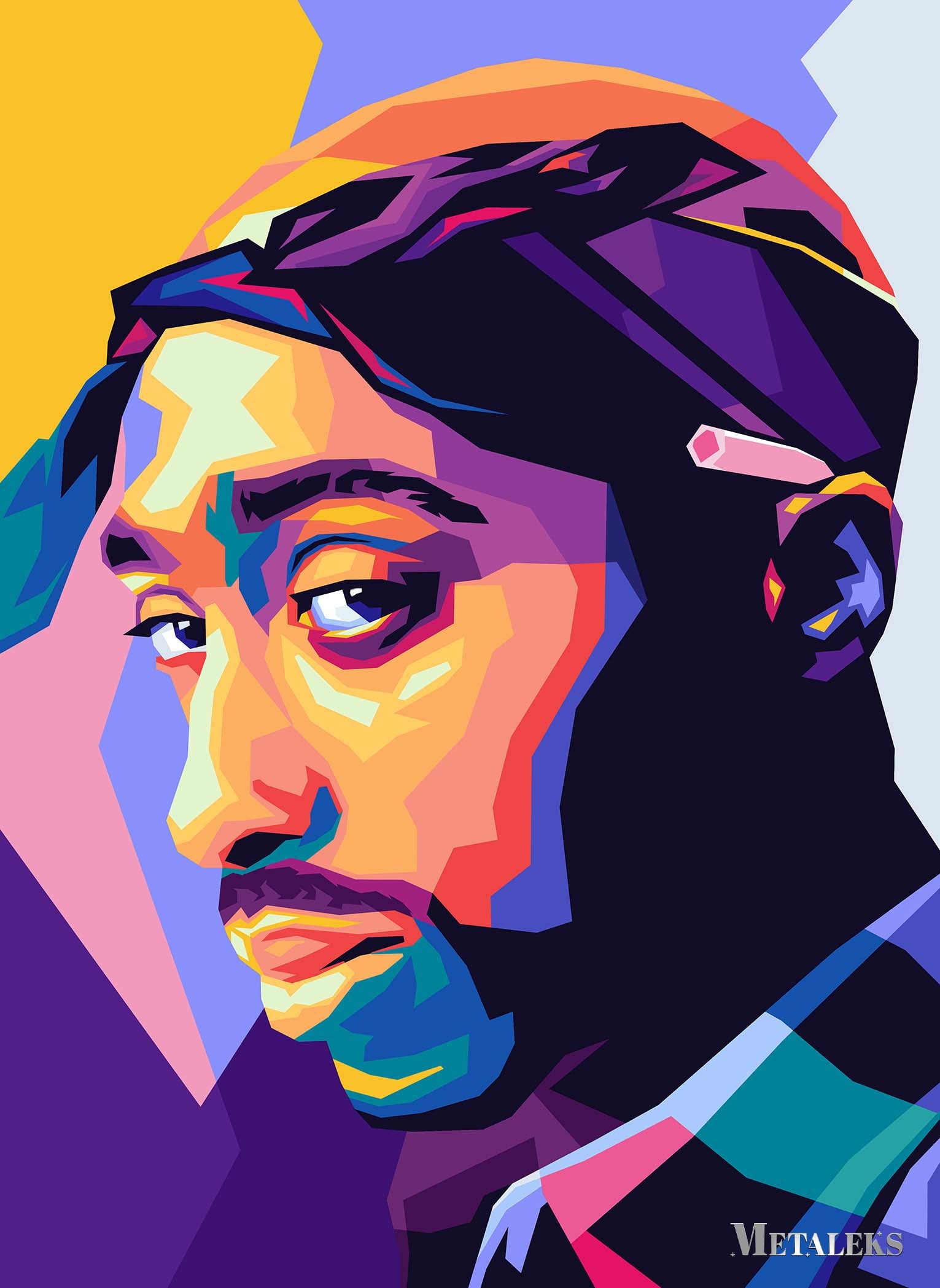 Tupac wpap pop art