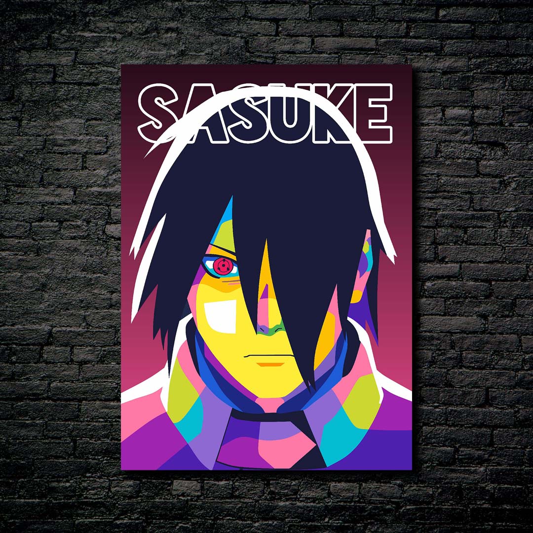 Uchiha Sasuke in WPAP Style