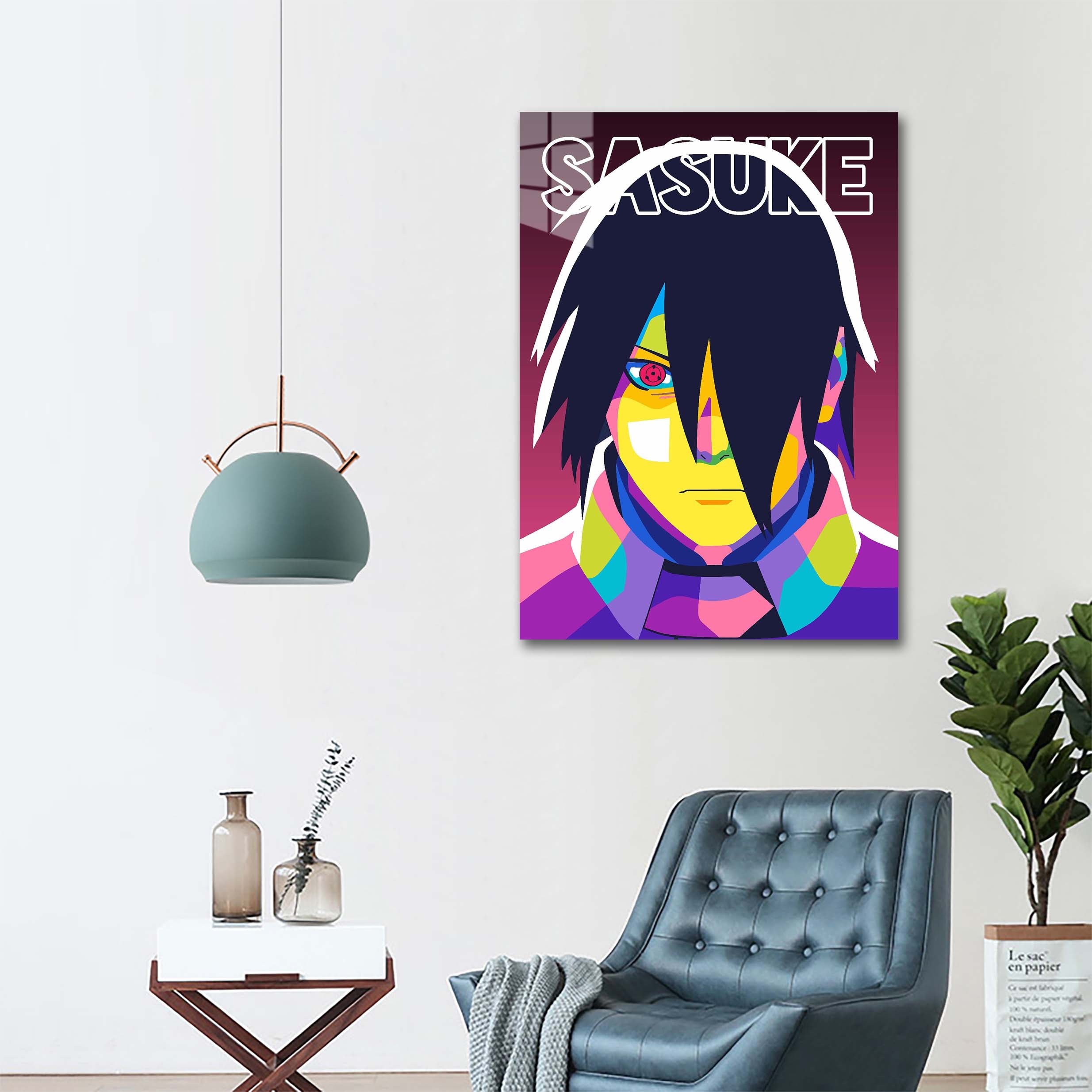 Uchiha Sasuke in WPAP Style