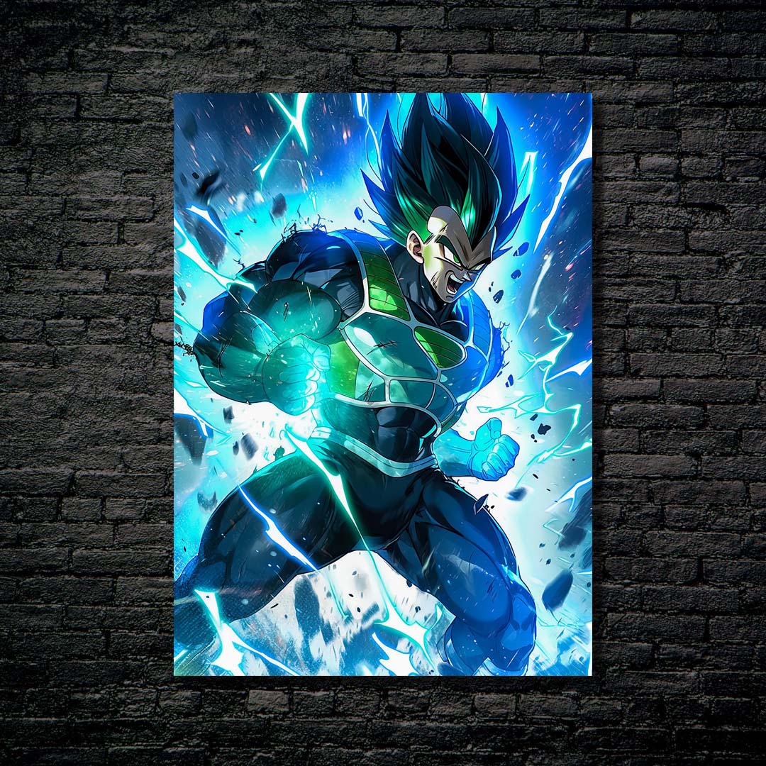 Vegeta unleashing final flash