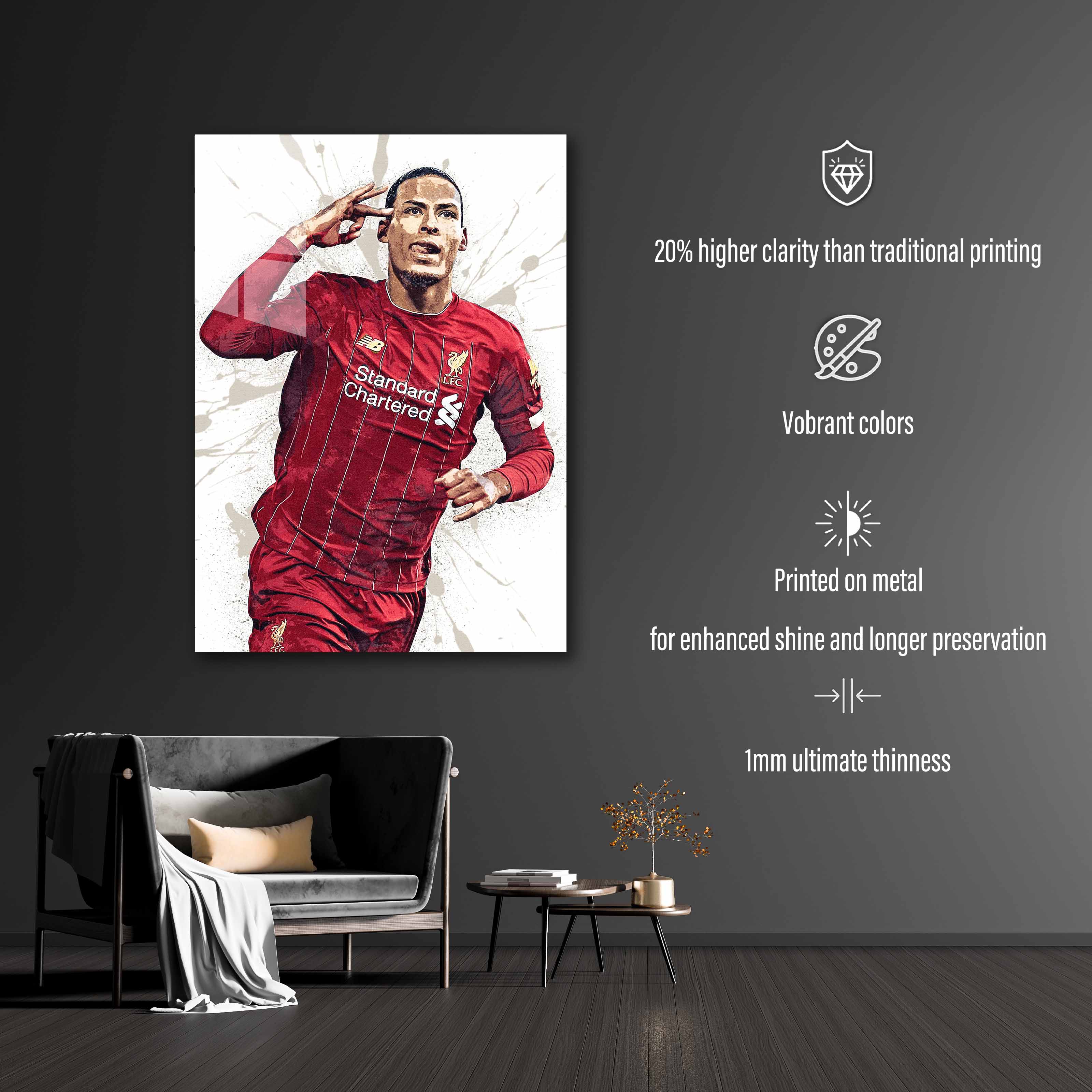 Virgil van Dijk poster