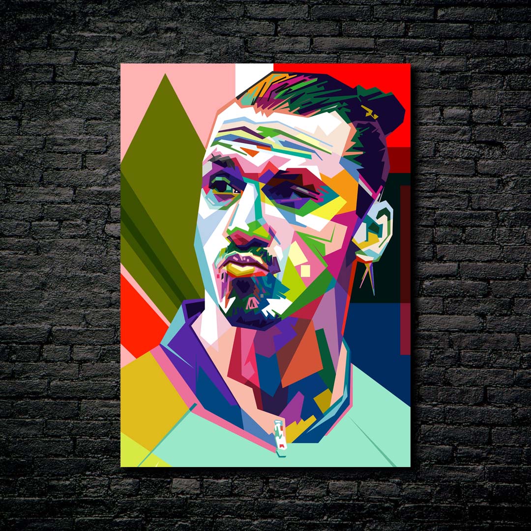 Zlatan Ibrahimović pop art