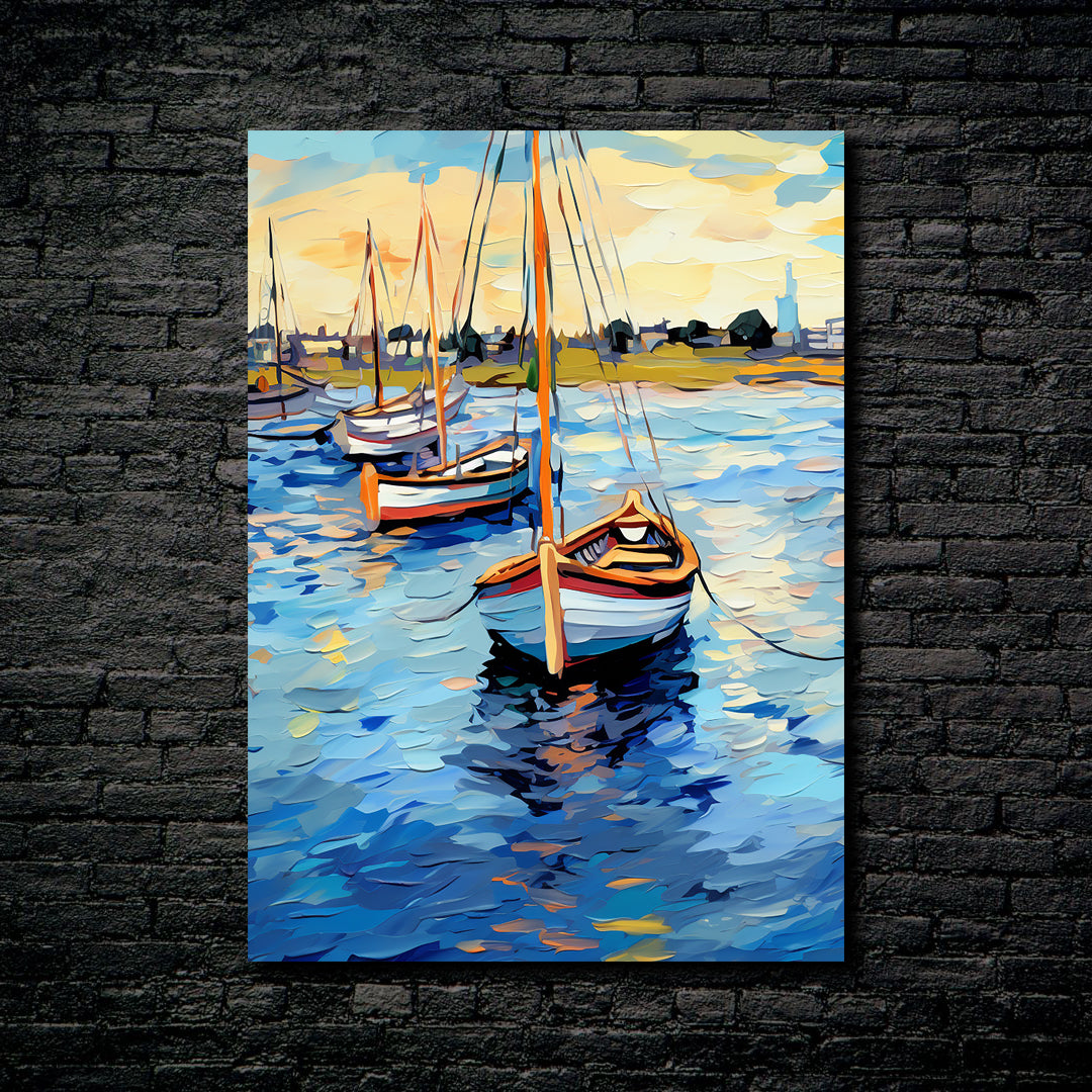 Van Gogh Series-boat