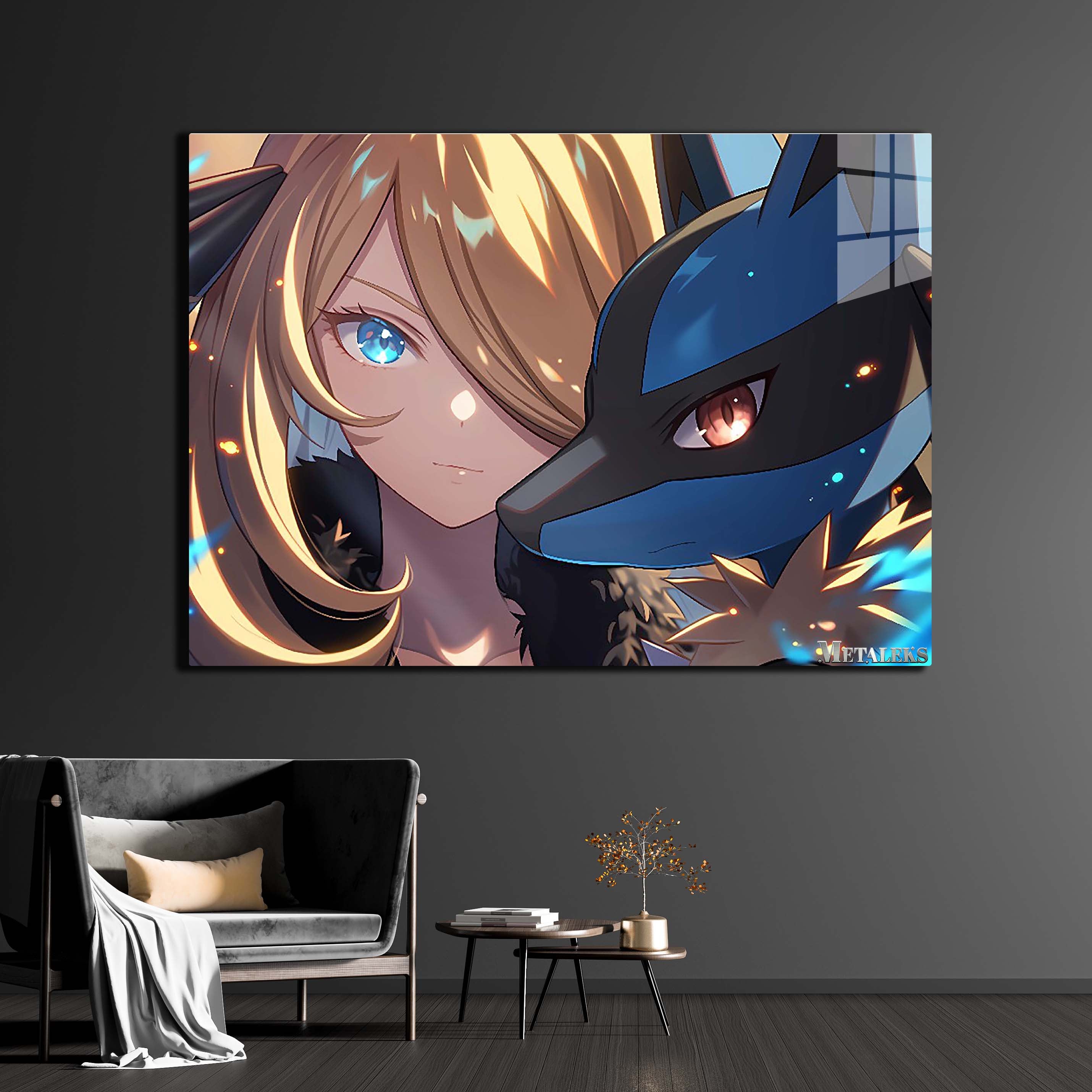 champion cynthia and lucario -2