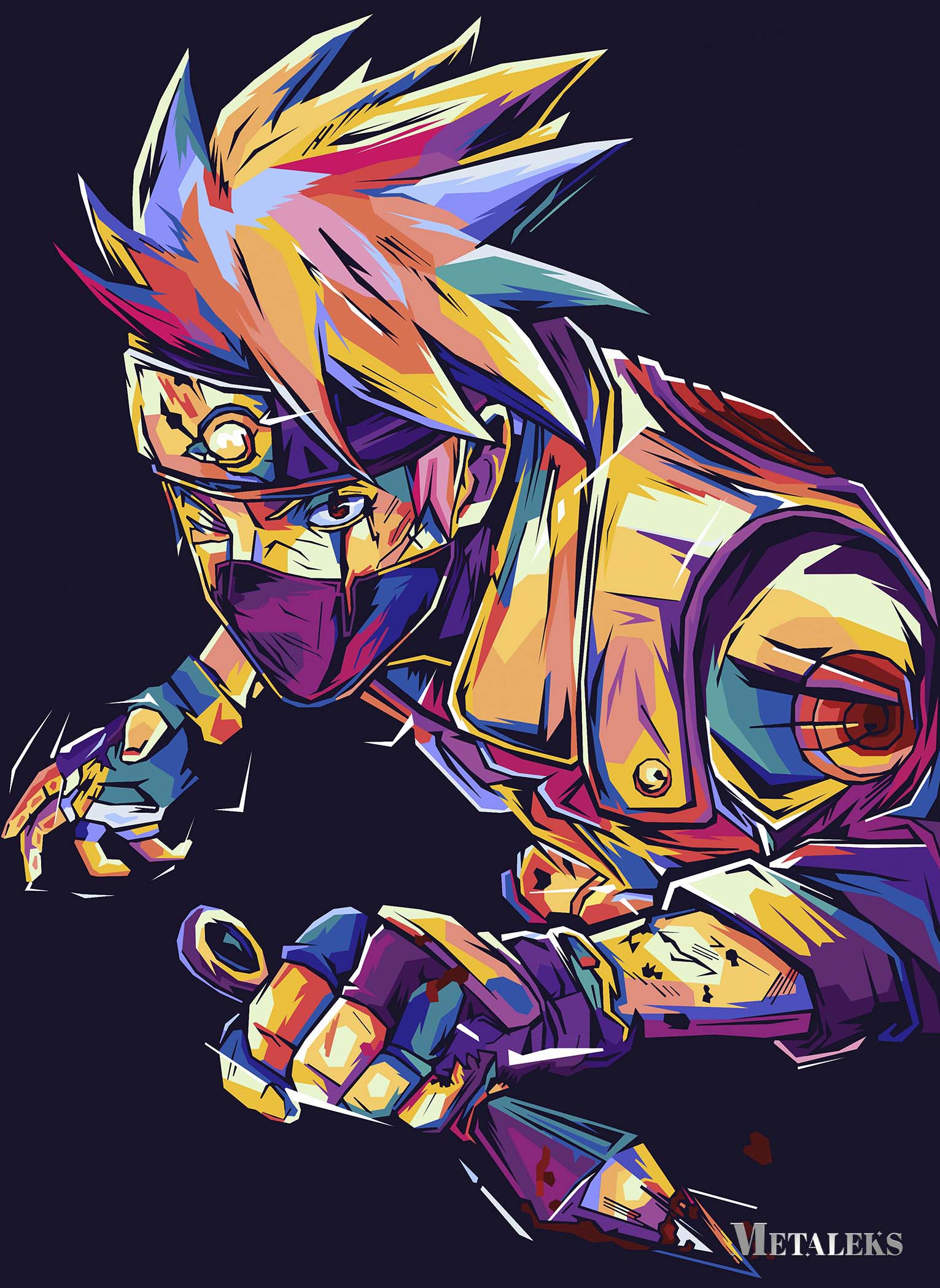 kakashi hatake popart