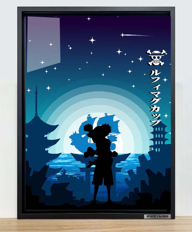 silhouette di monkey d luffy