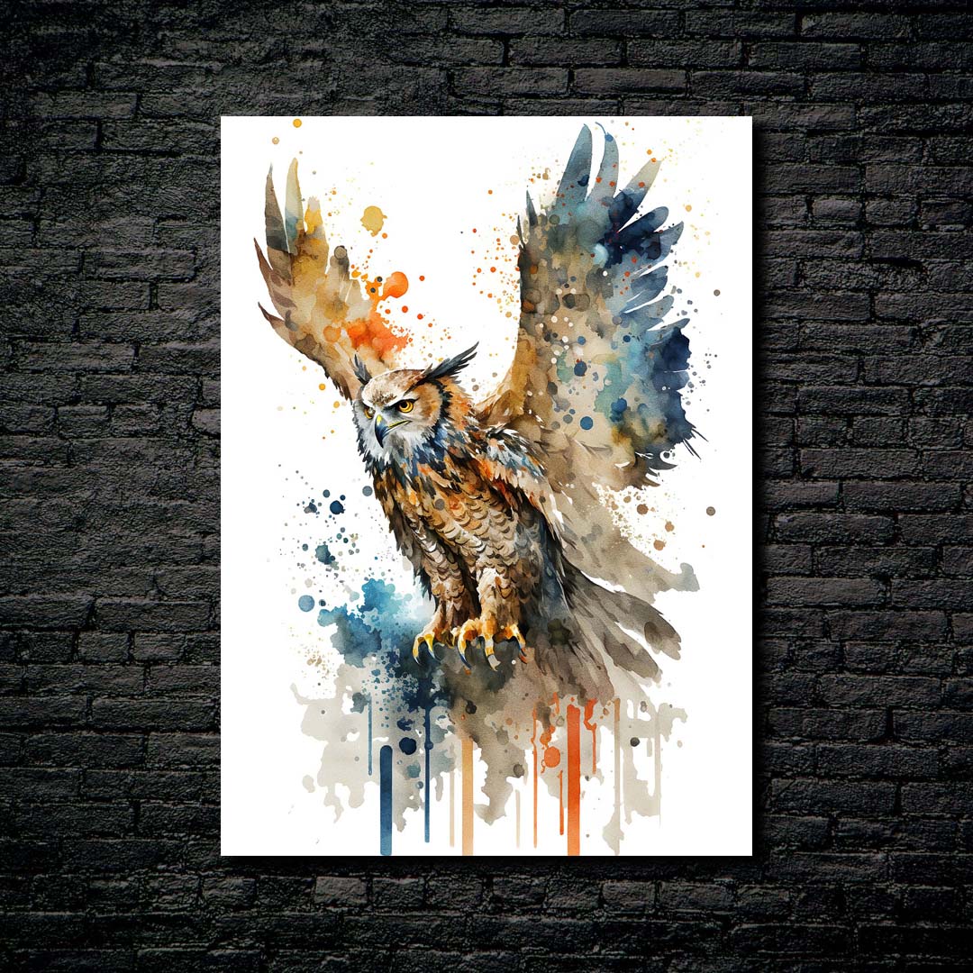 owl painting