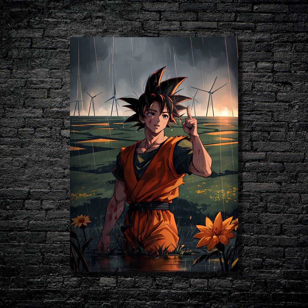 raining day goku