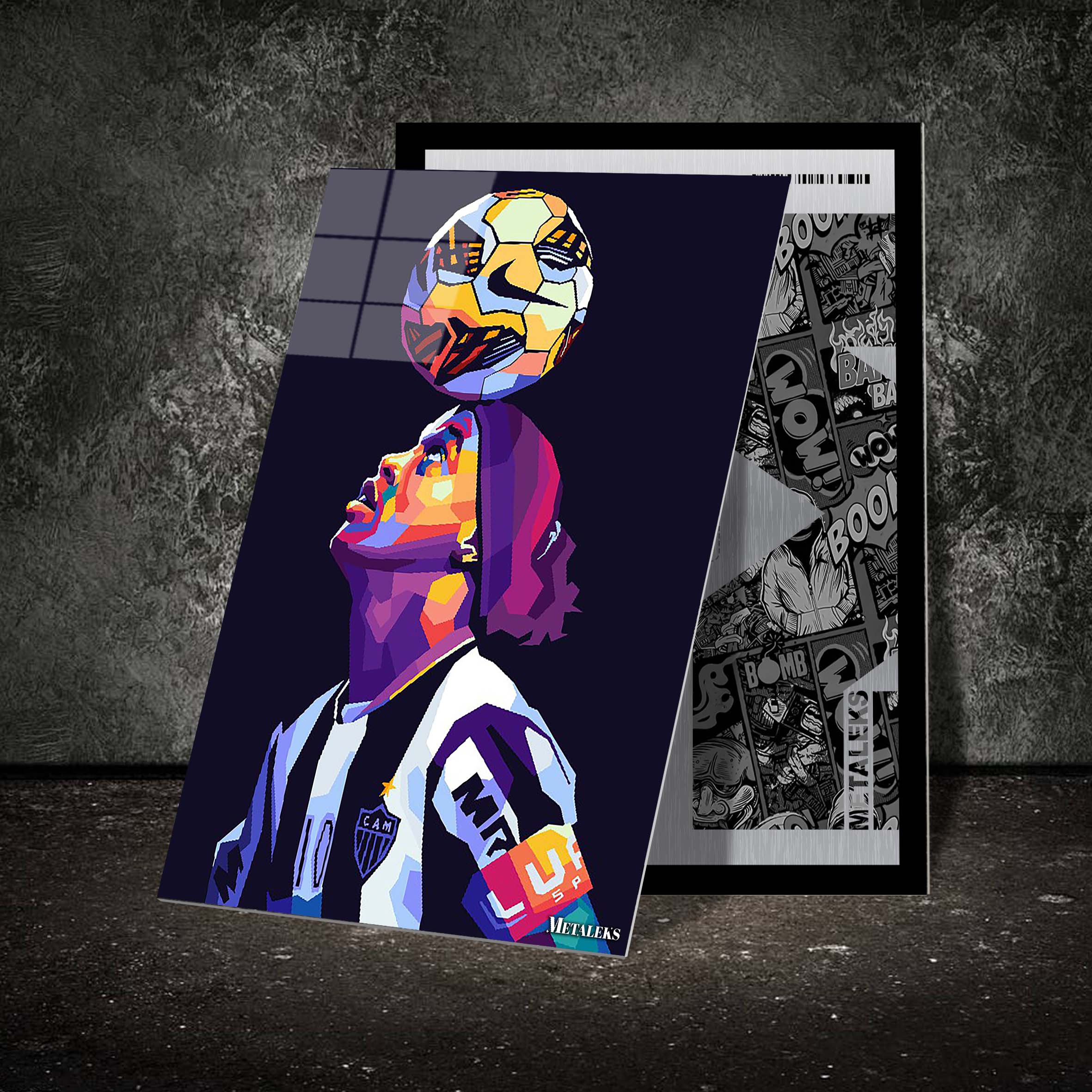 ronaldinho in wpap popart