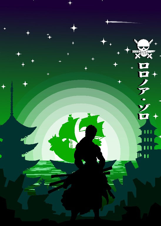 roronoa zoro silhouette